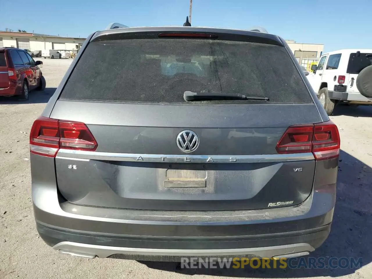 6 fotografías del automóvil dañado 1V2WR2CAXKC576470 VOLKSWAGEN ATLAS 2019