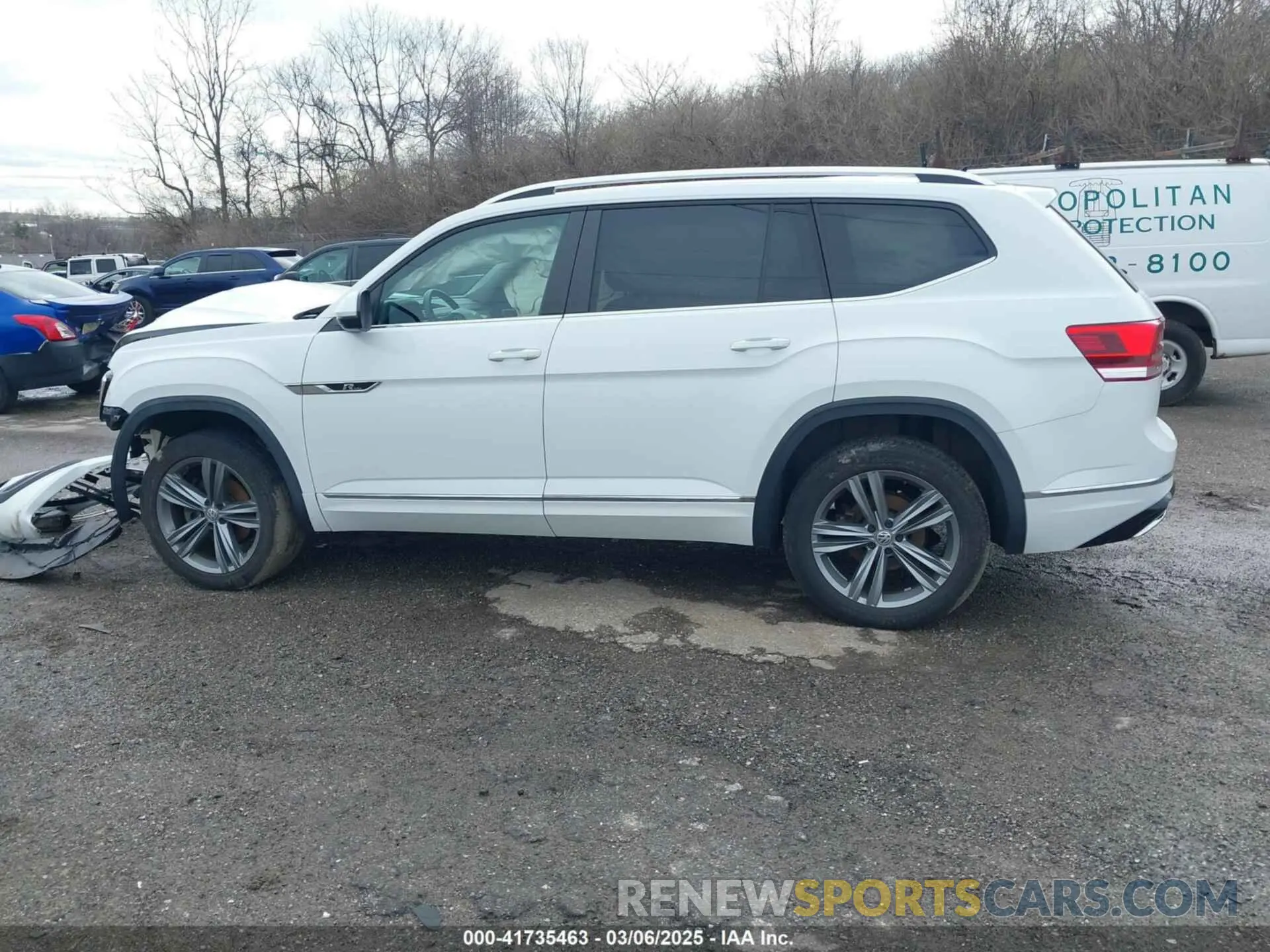 15 fotografías del automóvil dañado 1V2XR2CA2KC613418 VOLKSWAGEN ATLAS 2019