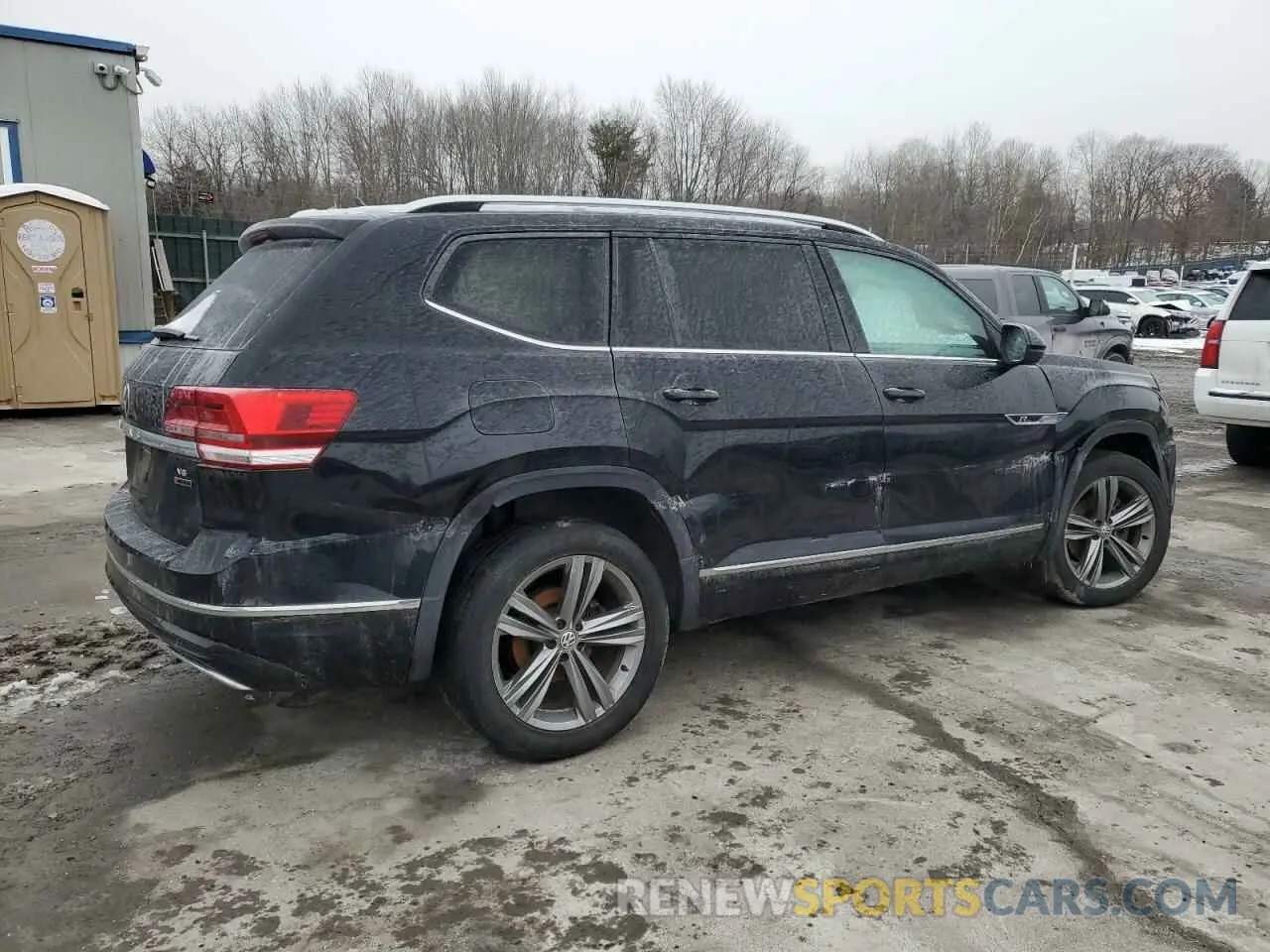 3 fotografías del automóvil dañado 1V2XR2CA5KC523809 VOLKSWAGEN ATLAS 2019