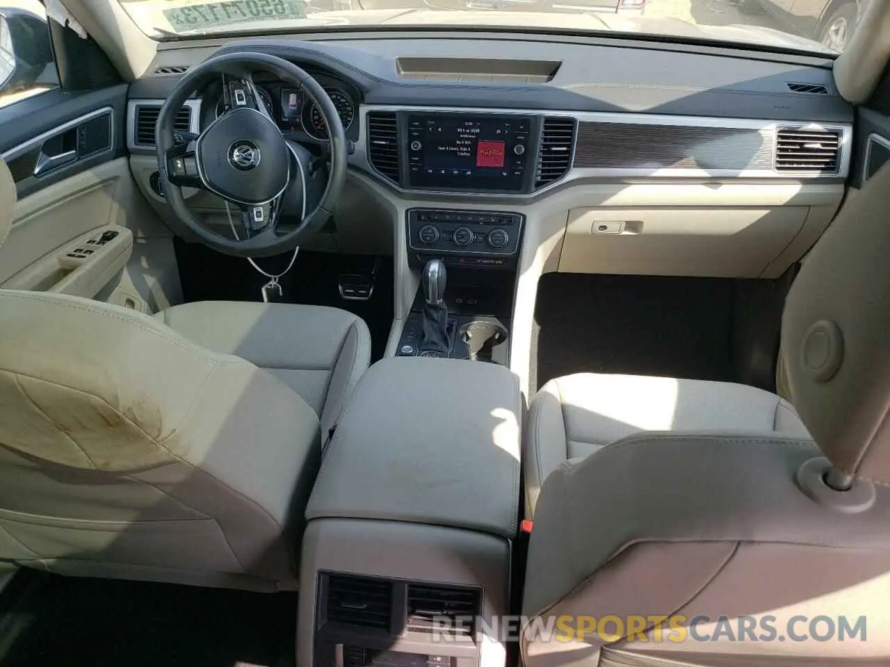 8 fotografías del automóvil dañado 1V2XR2CA8KC591411 VOLKSWAGEN ATLAS 2019