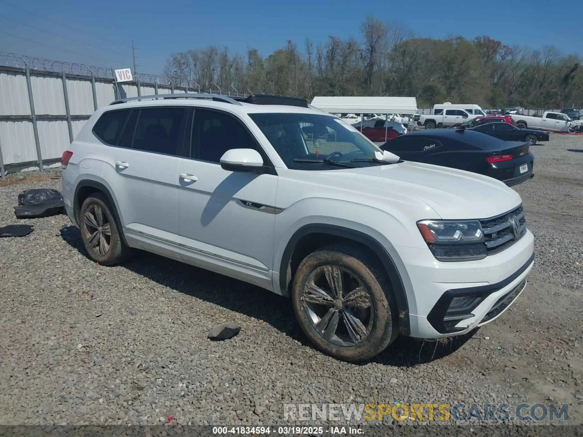 1 fotografías del automóvil dañado 1V2YR2CA0KC582951 VOLKSWAGEN ATLAS 2019