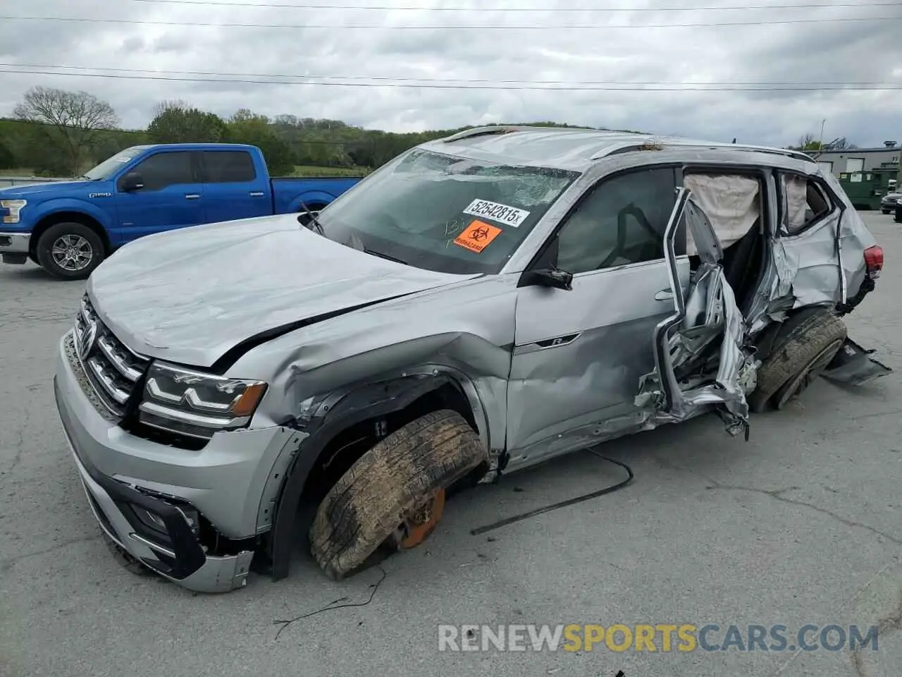 1 fotografías del automóvil dañado 1V2YR2CA0KC599989 VOLKSWAGEN ATLAS 2019