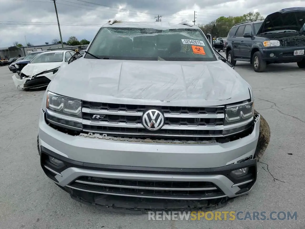 5 fotografías del automóvil dañado 1V2YR2CA0KC599989 VOLKSWAGEN ATLAS 2019