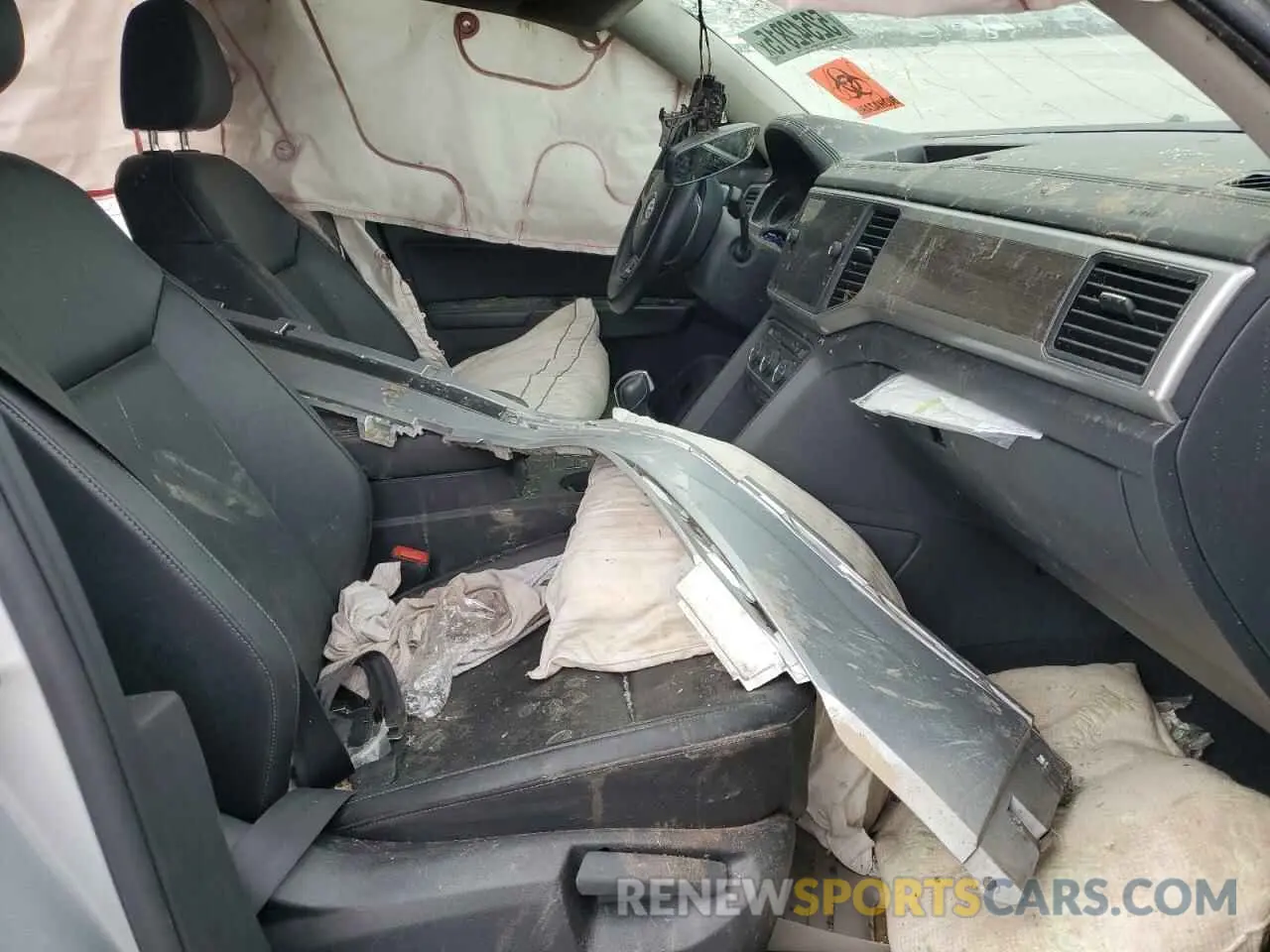 7 fotografías del automóvil dañado 1V2YR2CA0KC599989 VOLKSWAGEN ATLAS 2019