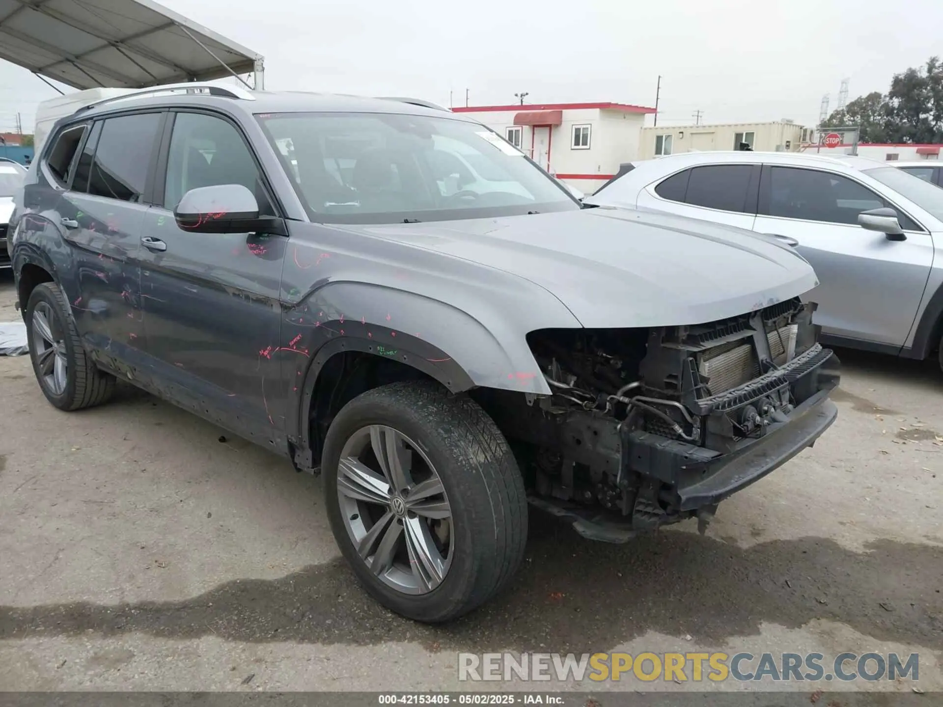 1 fotografías del automóvil dañado 1V2YR2CA9KC511490 VOLKSWAGEN ATLAS 2019