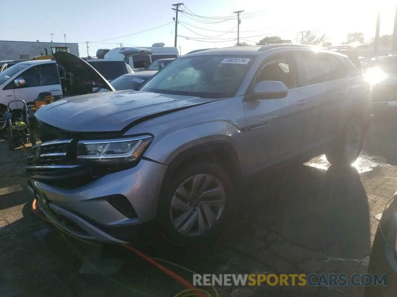 1 fotografías del automóvil dañado 1V21E2CA1LC210839 VOLKSWAGEN ATLAS 2020