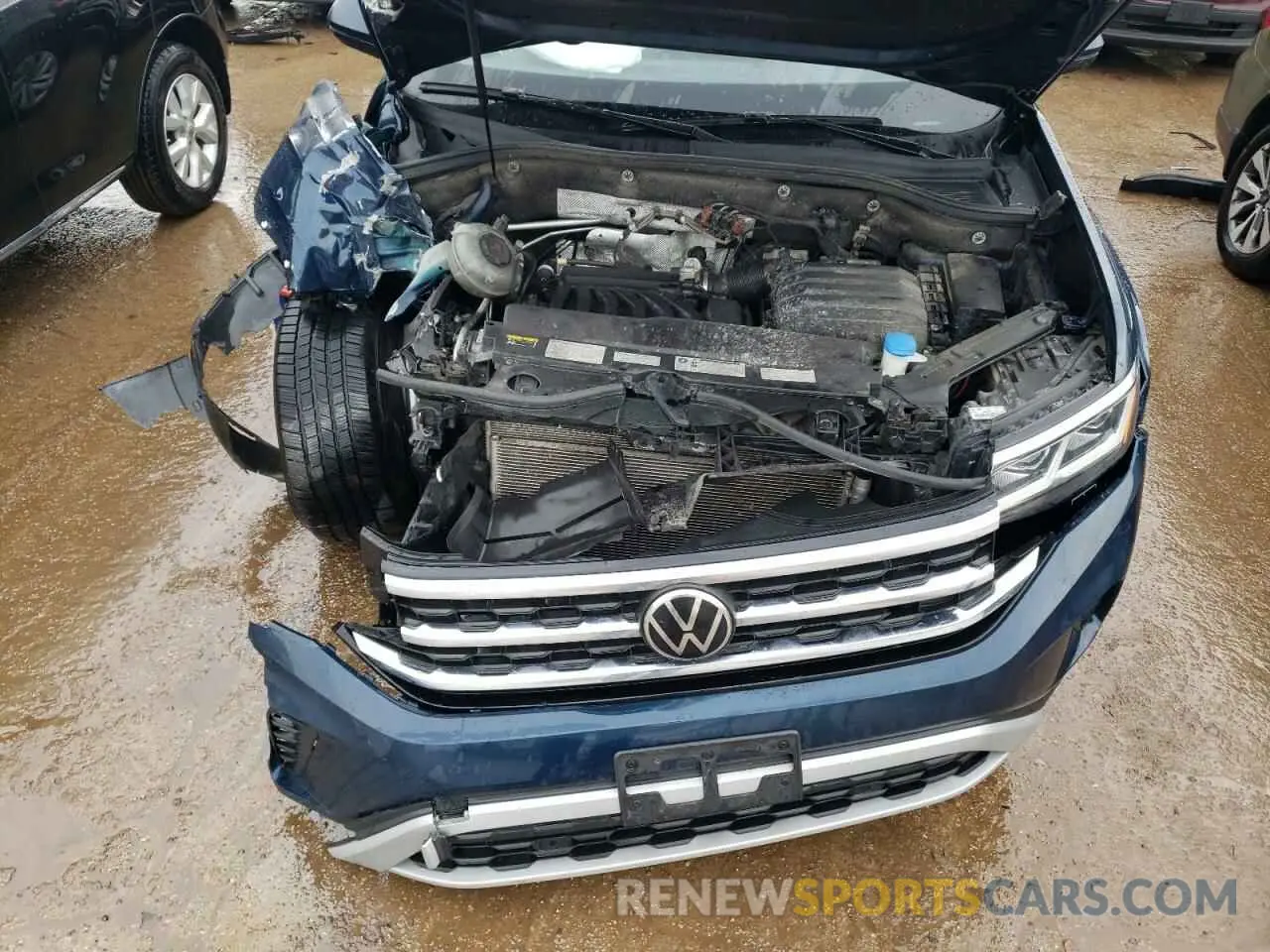 11 fotografías del automóvil dañado 1V21E2CA3LC210406 VOLKSWAGEN ATLAS 2020