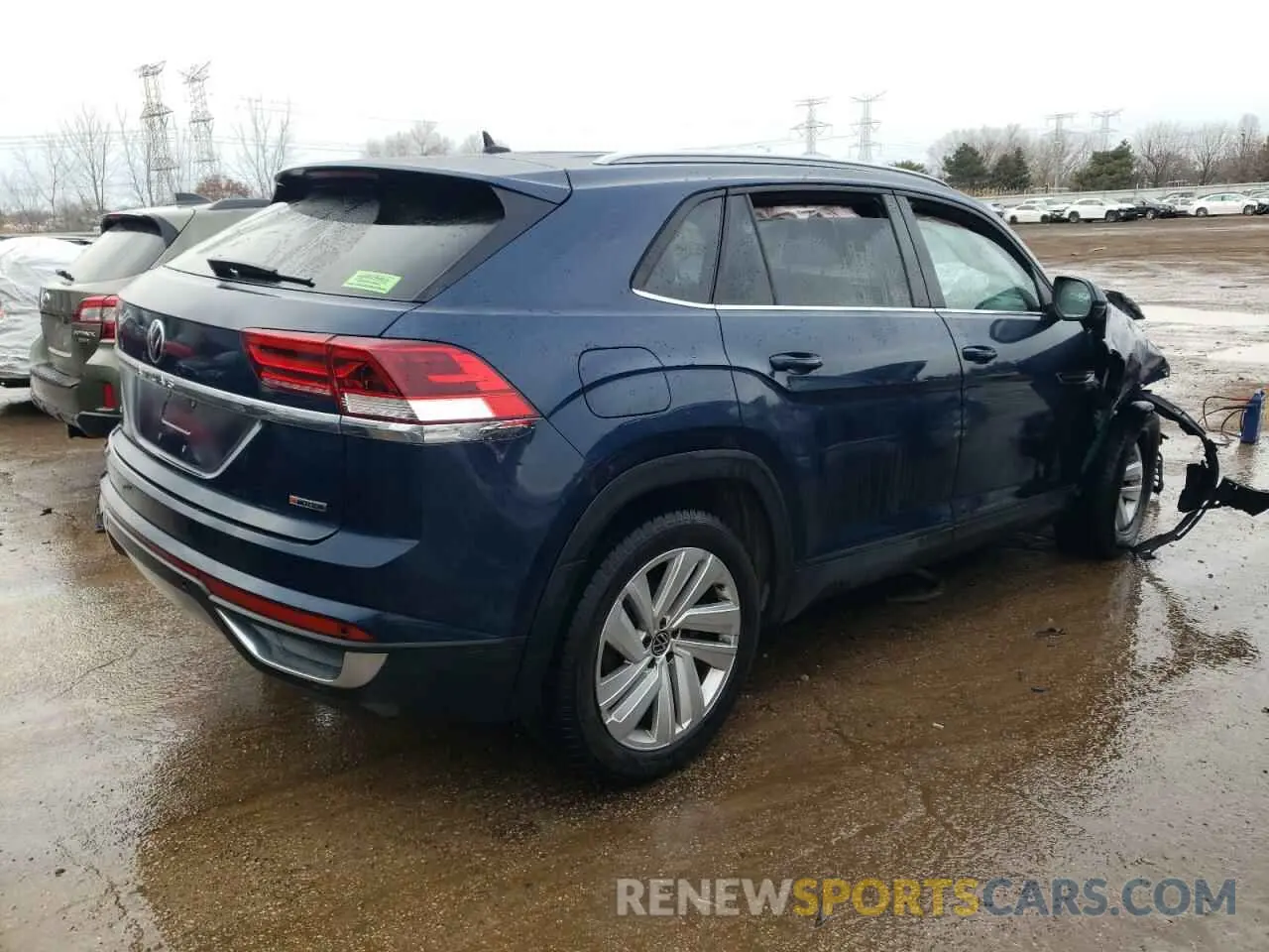 3 fotografías del automóvil dañado 1V21E2CA3LC210406 VOLKSWAGEN ATLAS 2020