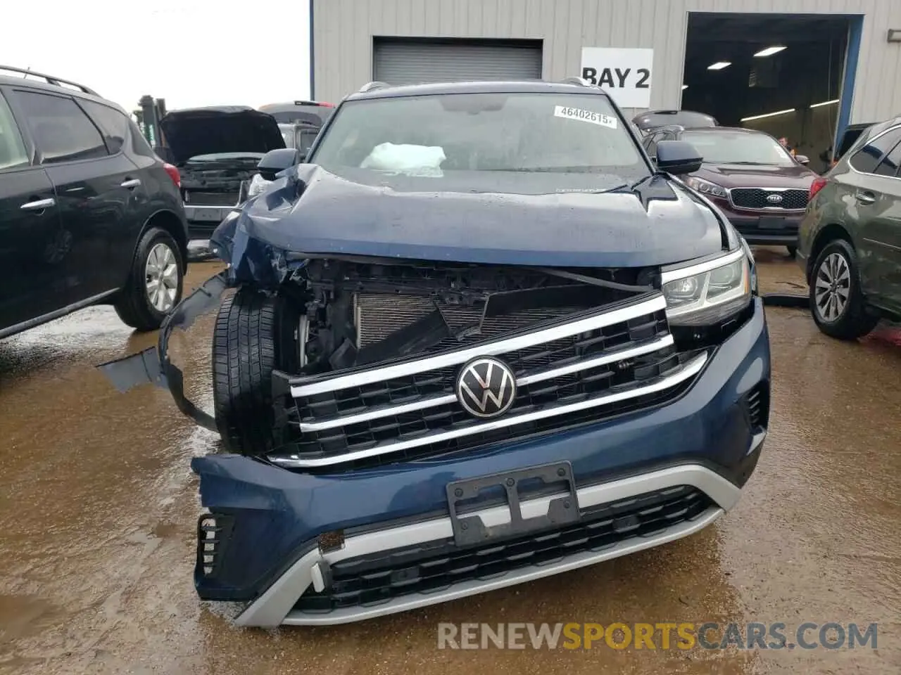 5 fotografías del automóvil dañado 1V21E2CA3LC210406 VOLKSWAGEN ATLAS 2020