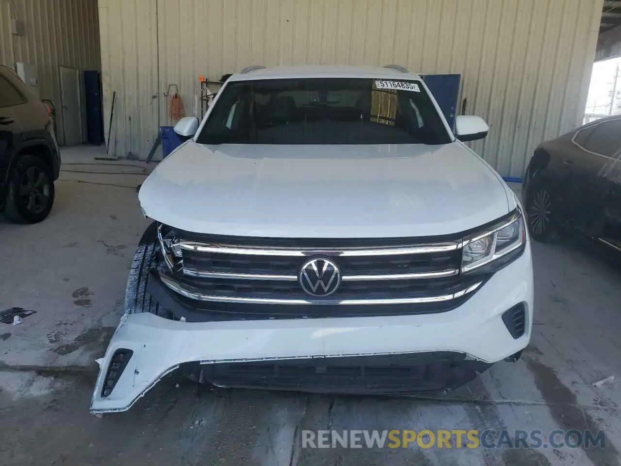 5 fotografías del automóvil dañado 1V21E2CA8LC231669 VOLKSWAGEN ATLAS 2020