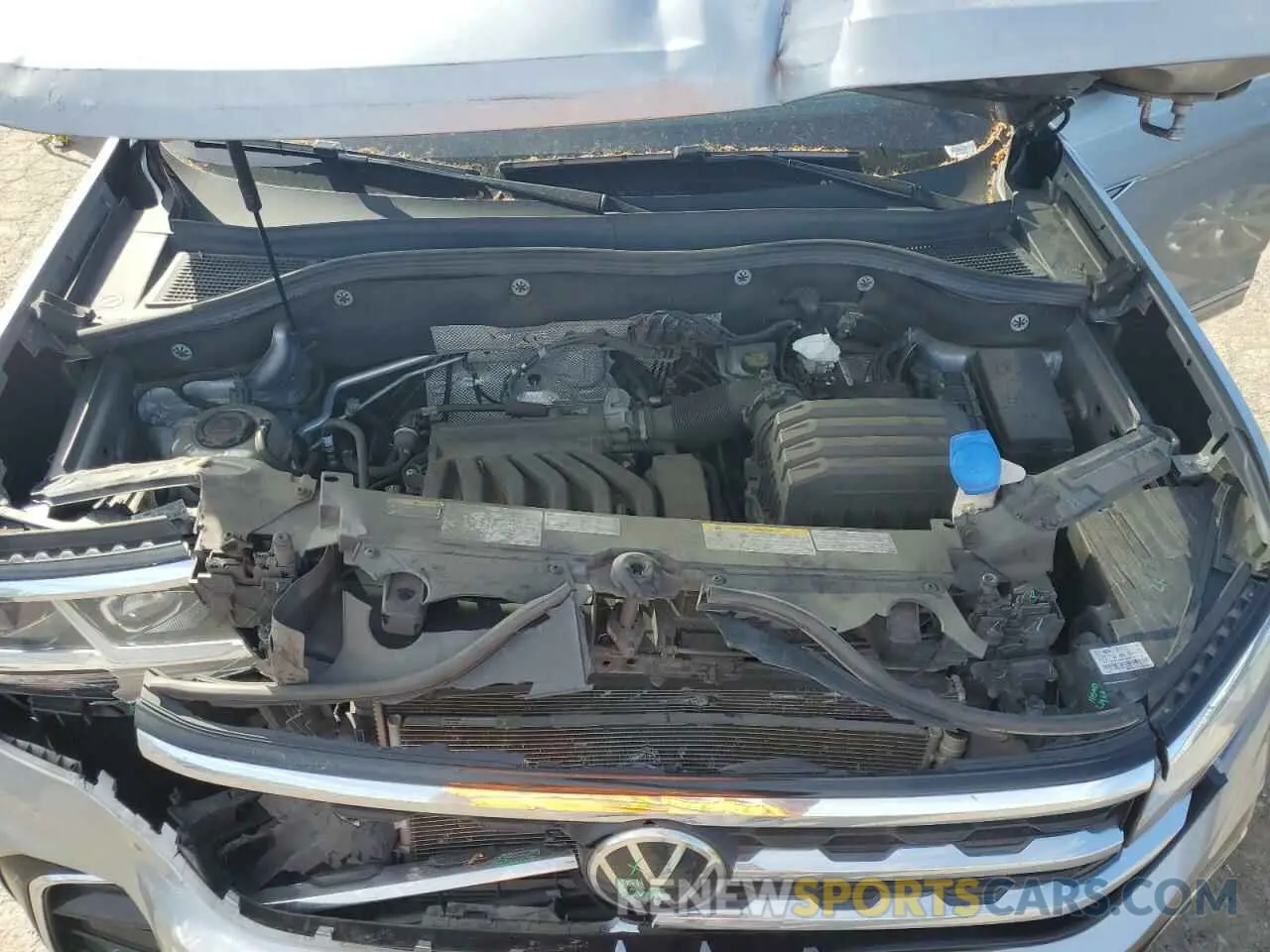 12 fotografías del automóvil dañado 1V26E2CA2LC231902 VOLKSWAGEN ATLAS 2020