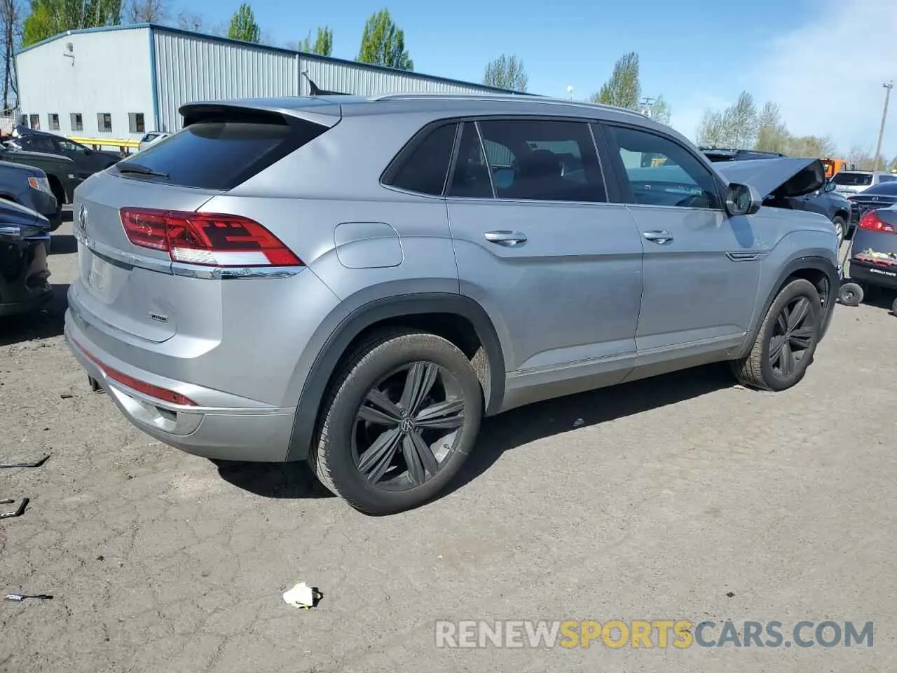 3 fotografías del automóvil dañado 1V26E2CA2LC231902 VOLKSWAGEN ATLAS 2020