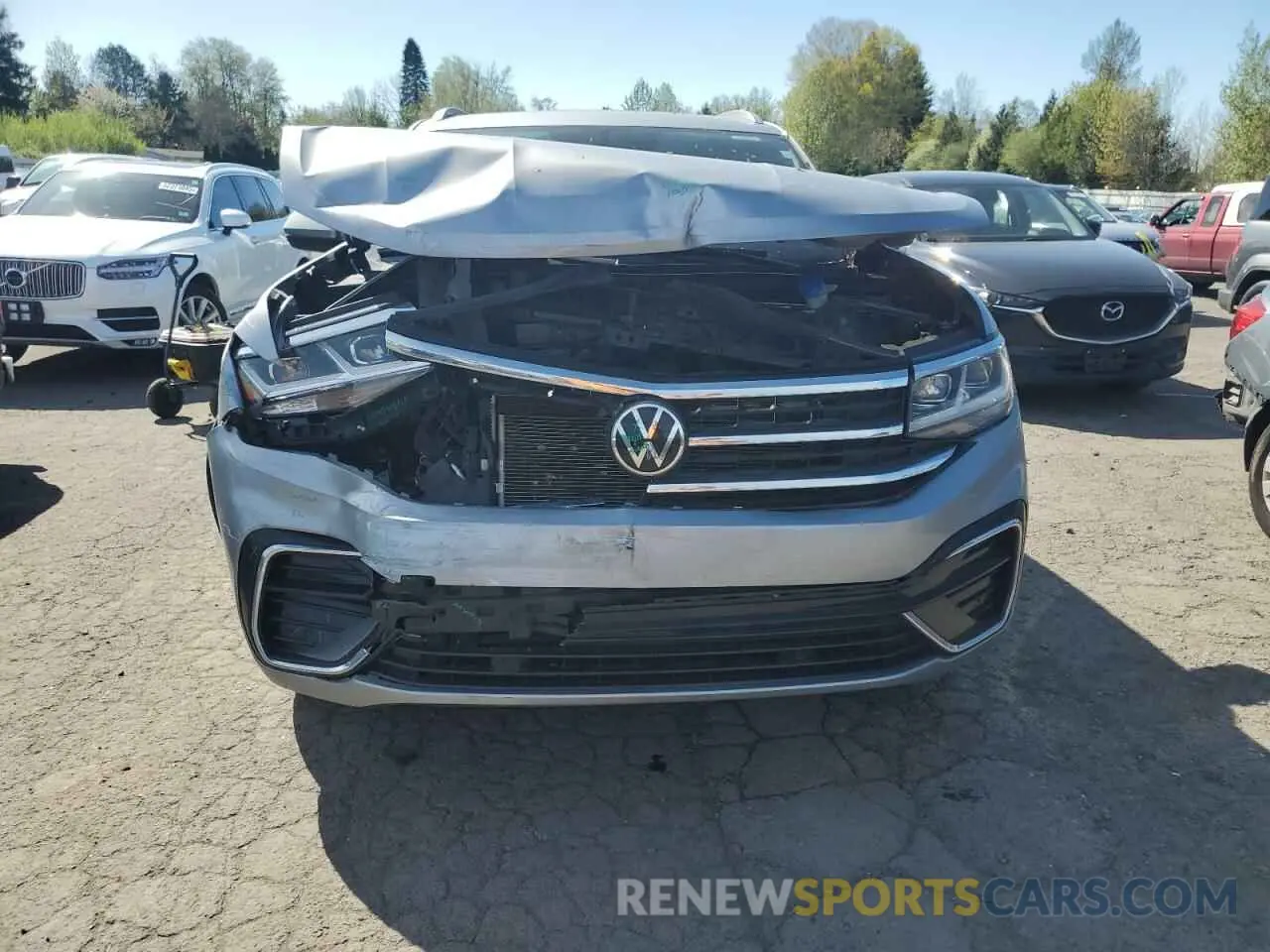 5 fotografías del automóvil dañado 1V26E2CA2LC231902 VOLKSWAGEN ATLAS 2020