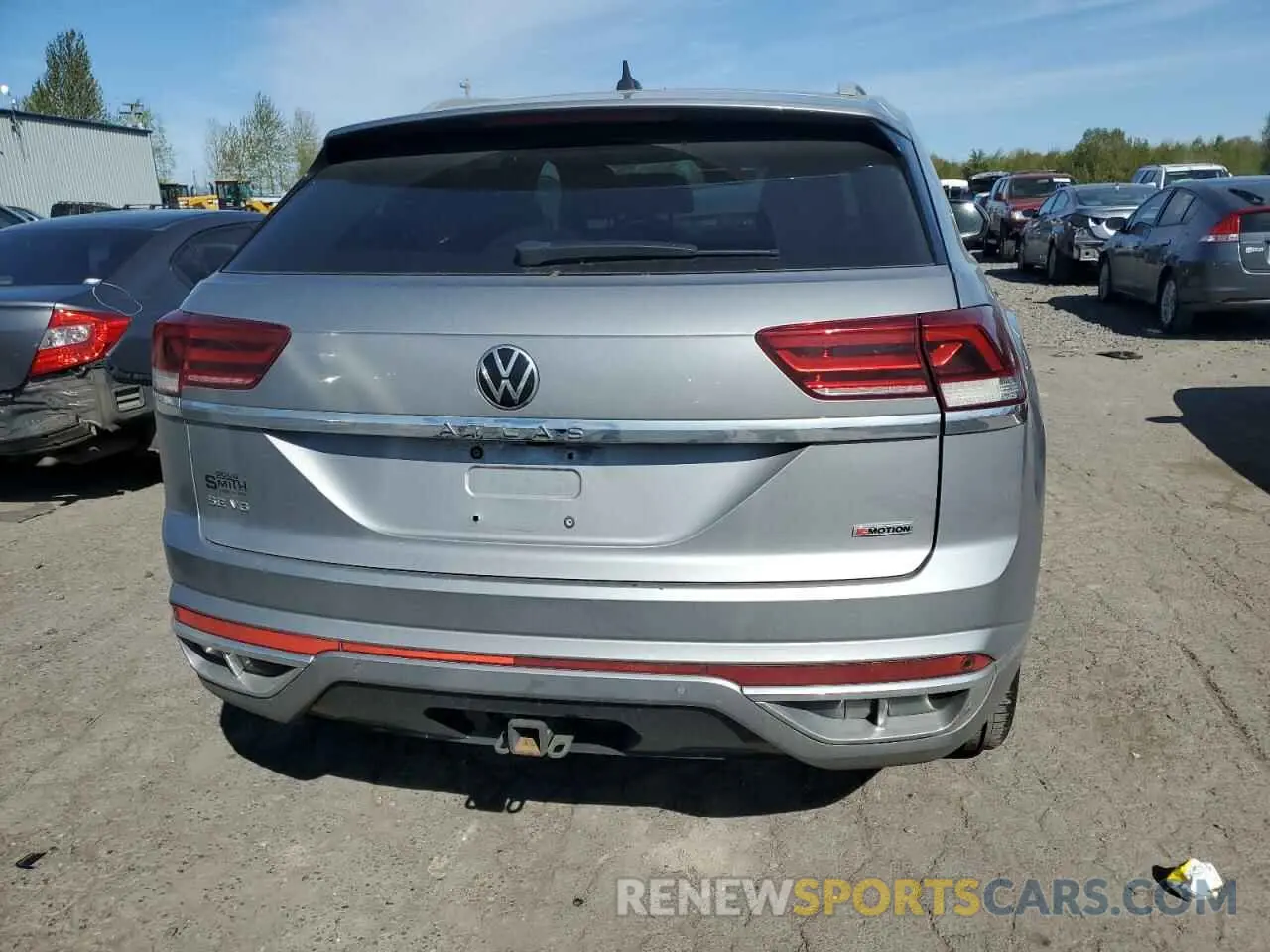 6 fotografías del automóvil dañado 1V26E2CA2LC231902 VOLKSWAGEN ATLAS 2020