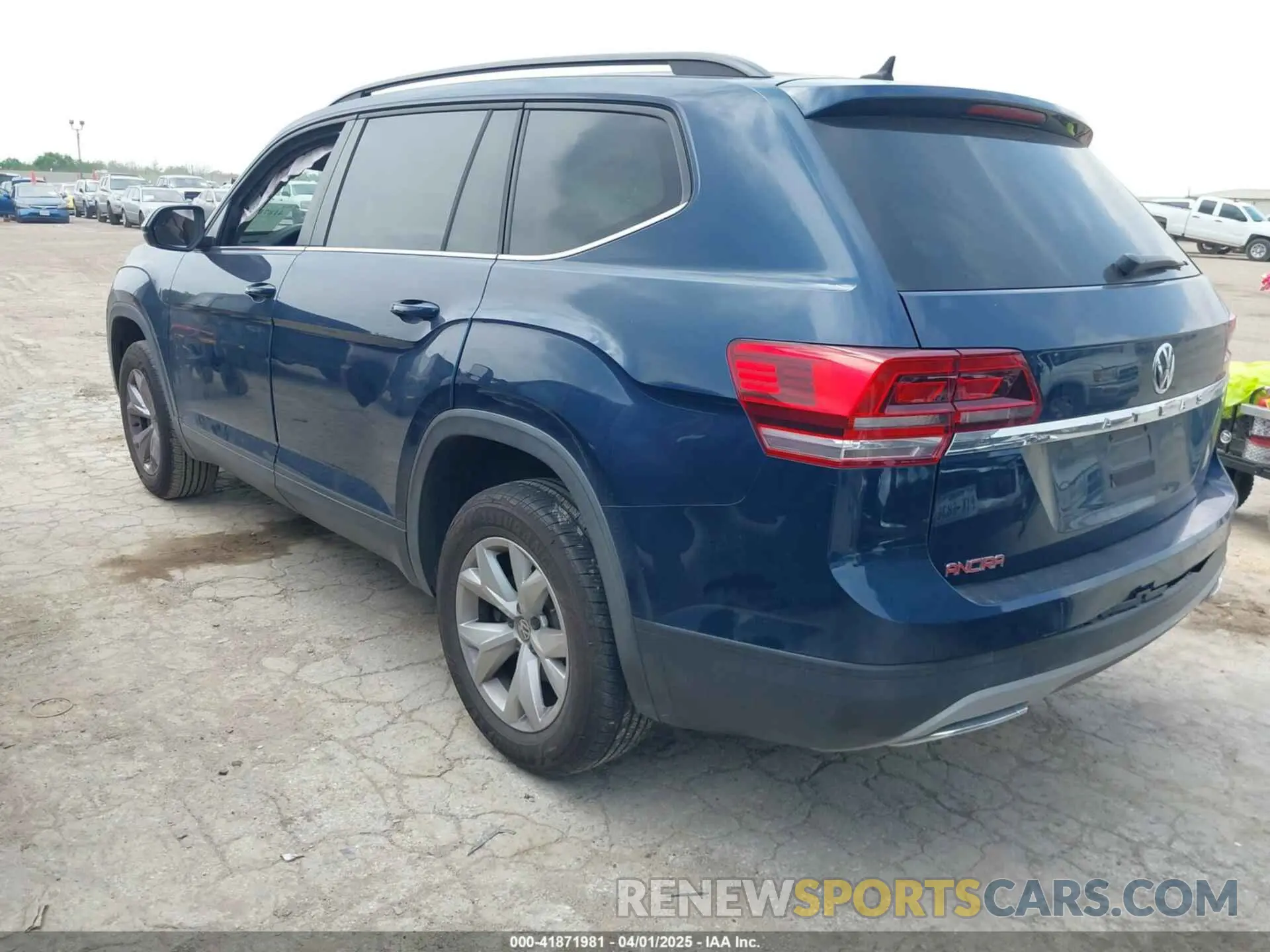 3 fotografías del automóvil dañado 1V2AP2CA9LC500661 VOLKSWAGEN ATLAS 2020