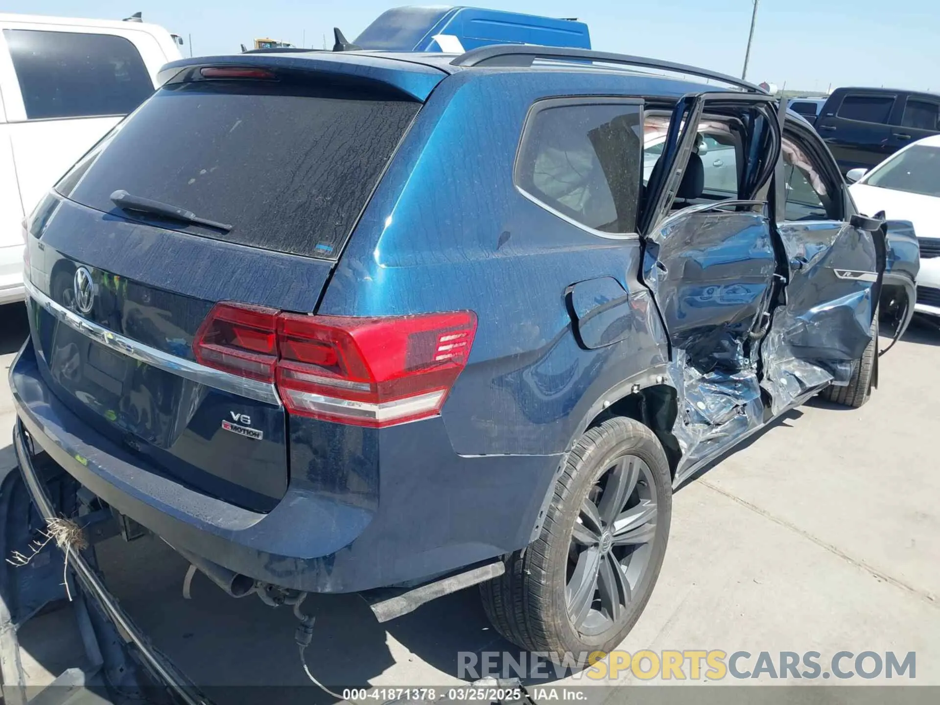 4 fotografías del automóvil dañado 1V2LR2CA8LC502890 VOLKSWAGEN ATLAS 2020