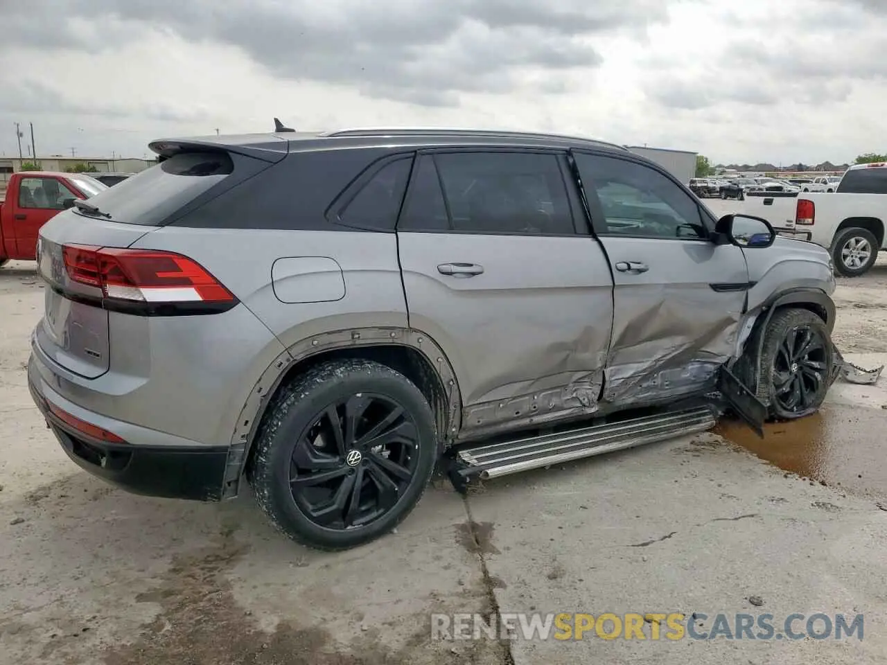 3 fotografías del automóvil dañado 1V2ME2CA7LC215380 VOLKSWAGEN ATLAS 2020