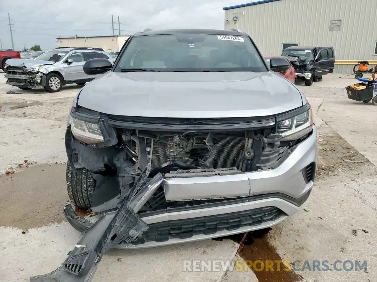 5 fotografías del automóvil dañado 1V2ME2CA7LC215380 VOLKSWAGEN ATLAS 2020
