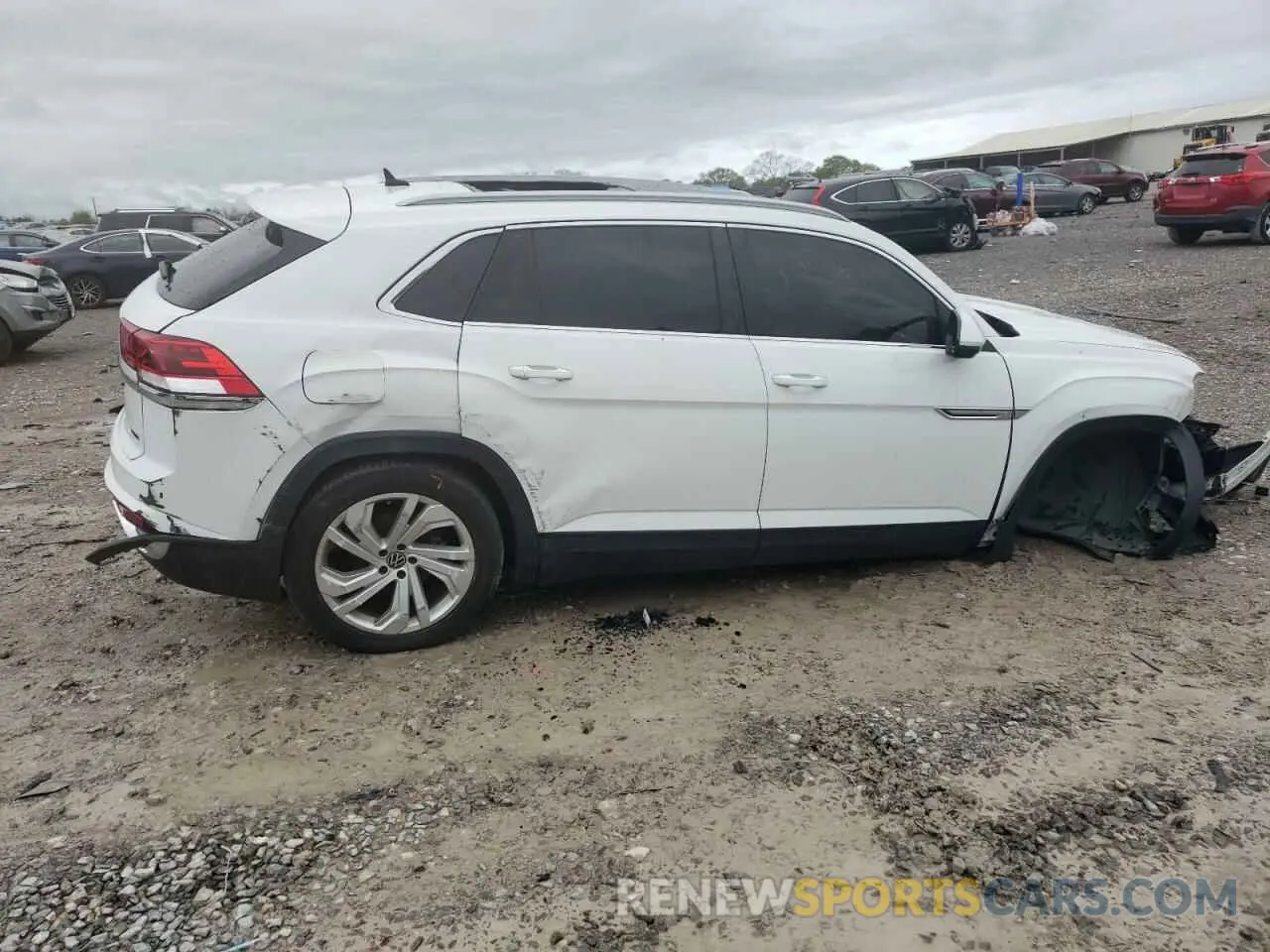3 fotografías del automóvil dañado 1V2ME2CAXLC232299 VOLKSWAGEN ATLAS 2020