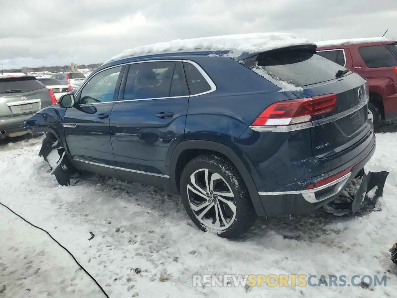 2 fotografías del automóvil dañado 1V2NE2CA5LC214281 VOLKSWAGEN ATLAS 2020