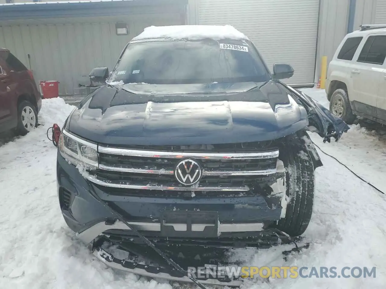 5 fotografías del automóvil dañado 1V2NE2CA5LC214281 VOLKSWAGEN ATLAS 2020