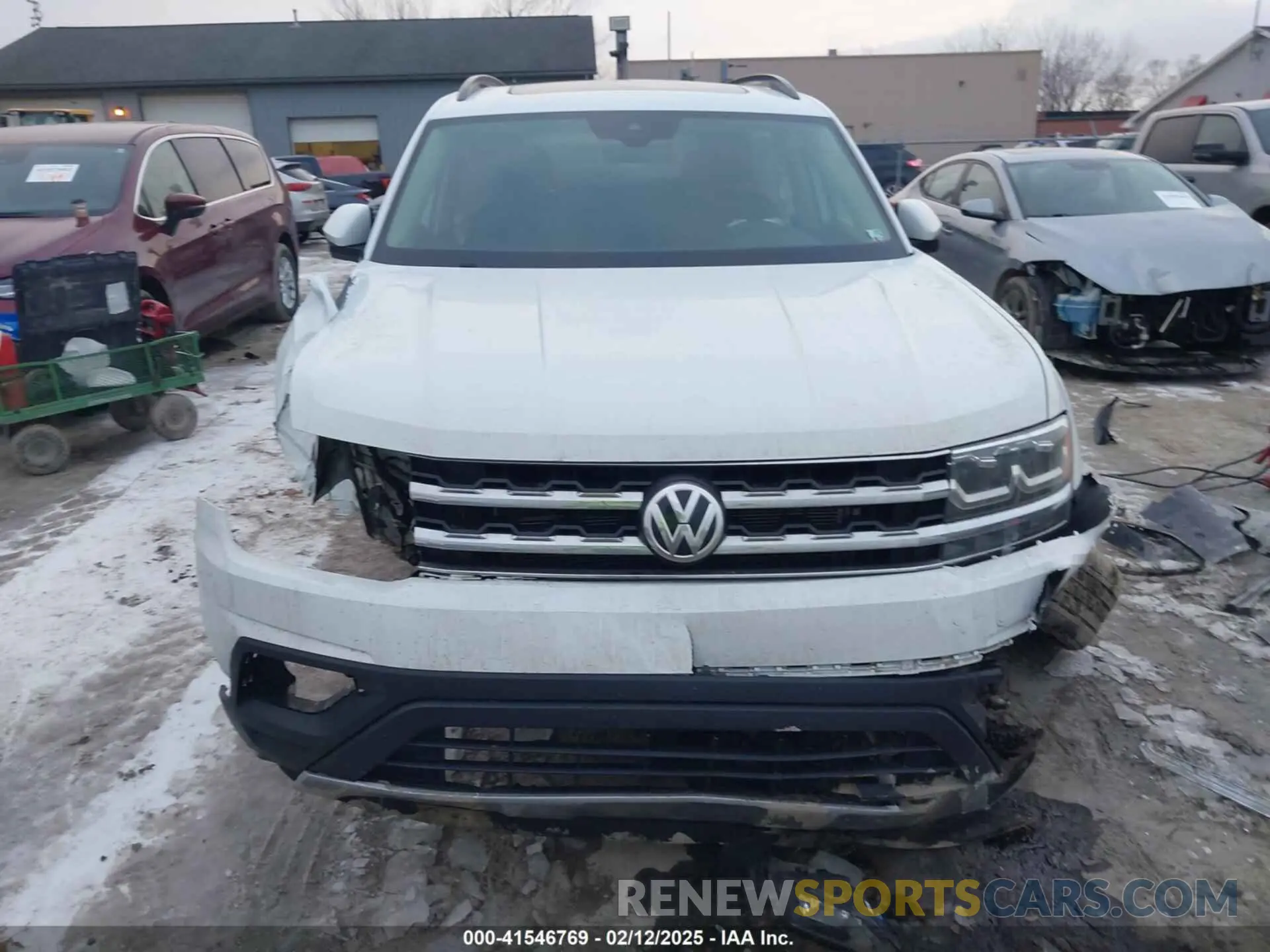12 fotografías del automóvil dañado 1V2UR2CA1LC503822 VOLKSWAGEN ATLAS 2020