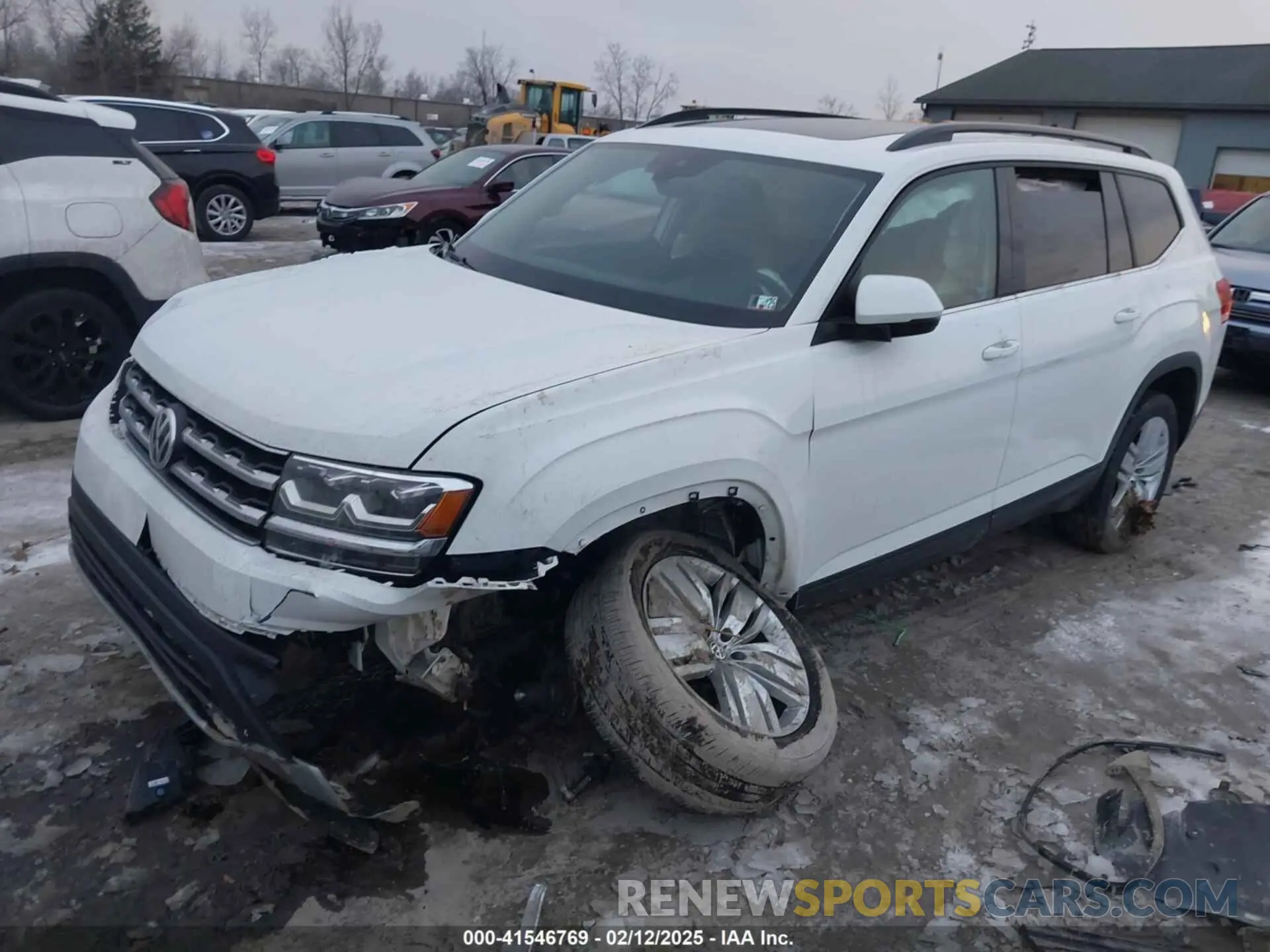 2 fotografías del automóvil dañado 1V2UR2CA1LC503822 VOLKSWAGEN ATLAS 2020