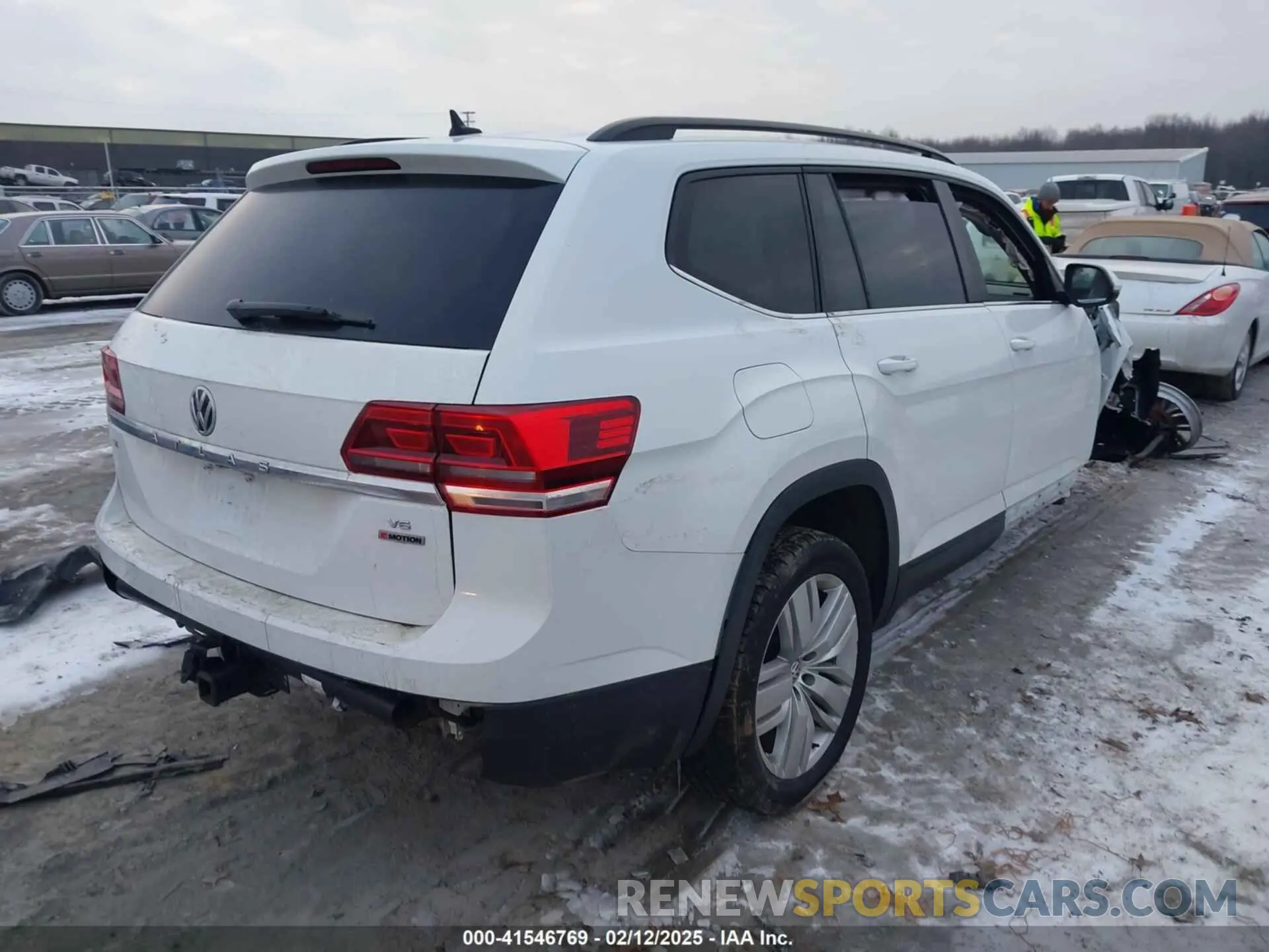 4 fotografías del automóvil dañado 1V2UR2CA1LC503822 VOLKSWAGEN ATLAS 2020