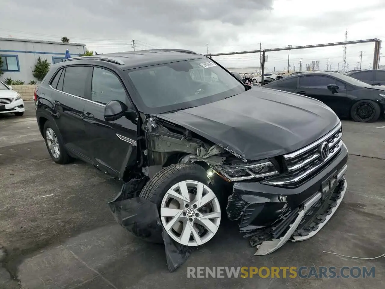 4 fotografías del automóvil dañado 1V2AC2CA5MC239087 VOLKSWAGEN ATLAS 2021