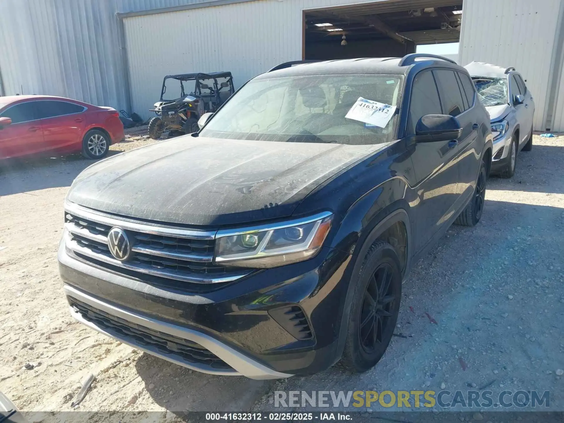 12 fotografías del automóvil dañado 1V2AP2CA1MC509016 VOLKSWAGEN ATLAS 2021
