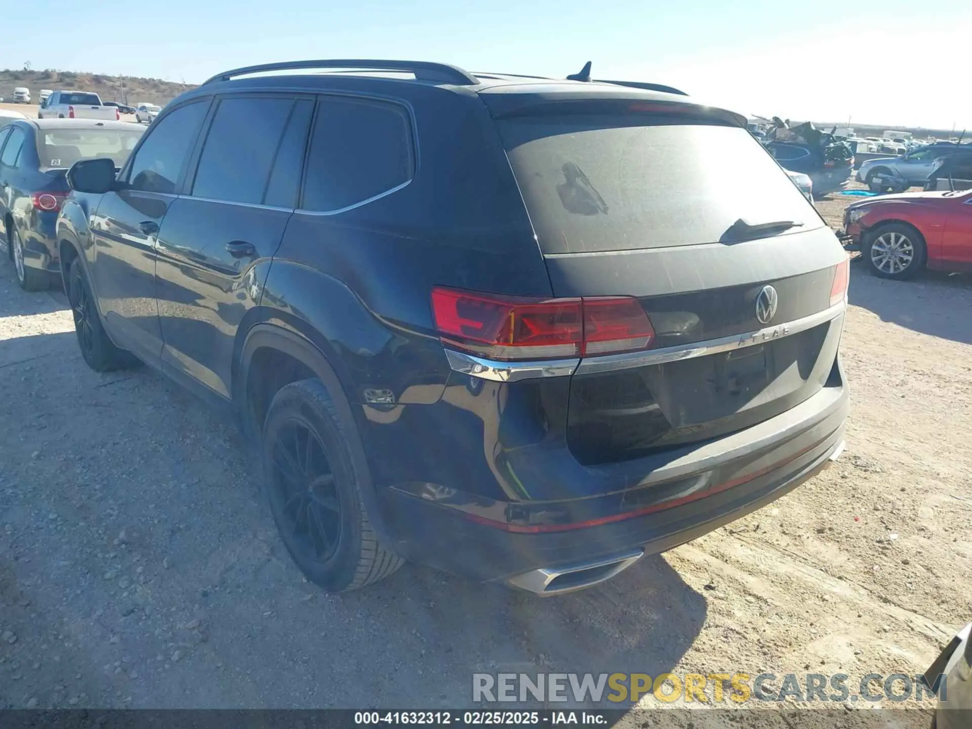 3 fotografías del automóvil dañado 1V2AP2CA1MC509016 VOLKSWAGEN ATLAS 2021