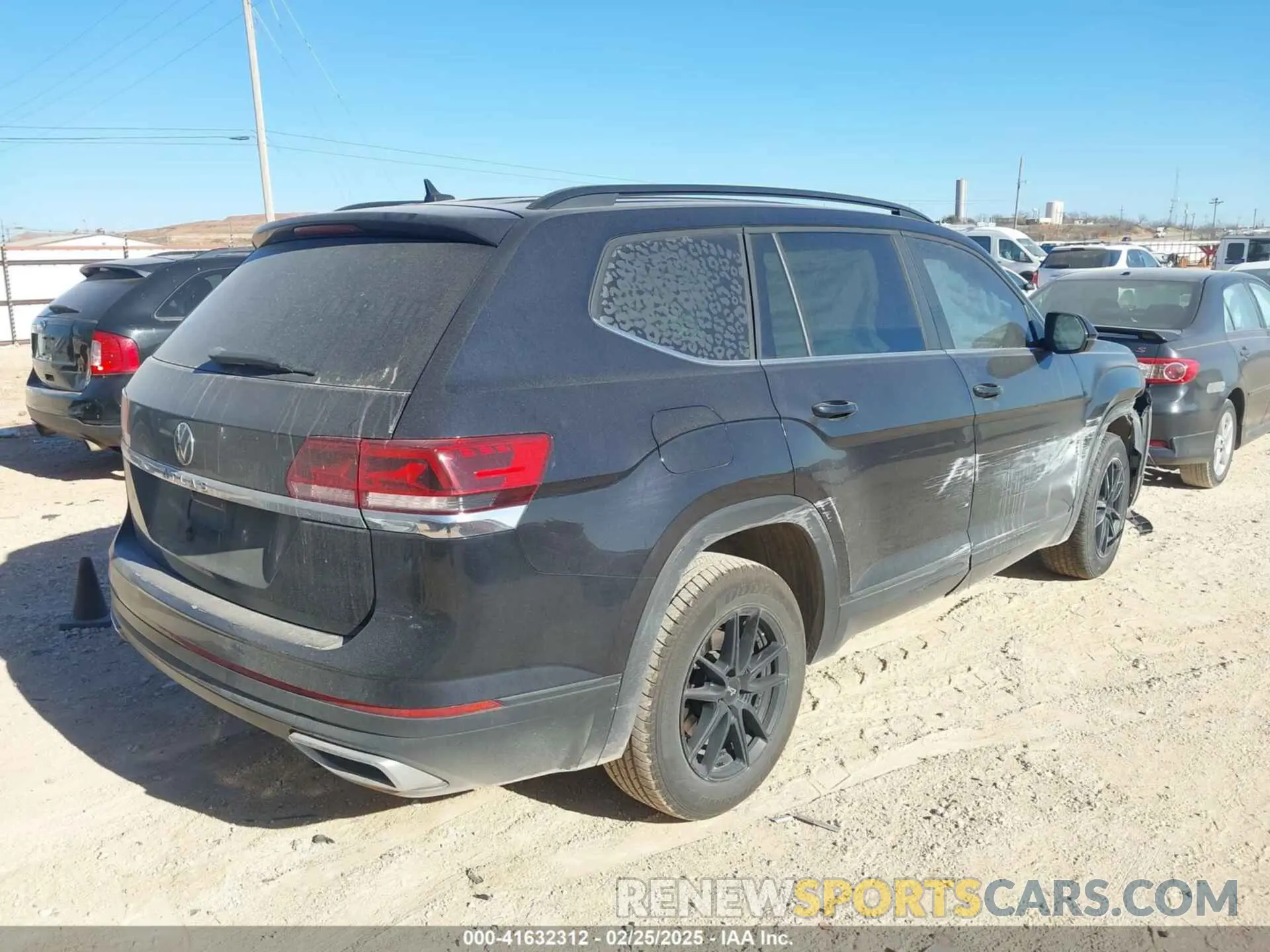 4 fotografías del automóvil dañado 1V2AP2CA1MC509016 VOLKSWAGEN ATLAS 2021