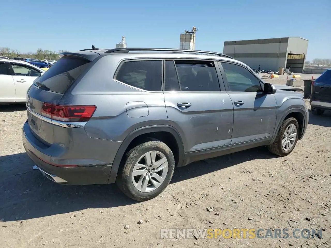 3 fotografías del automóvil dañado 1V2AP2CA4MC501931 VOLKSWAGEN ATLAS 2021