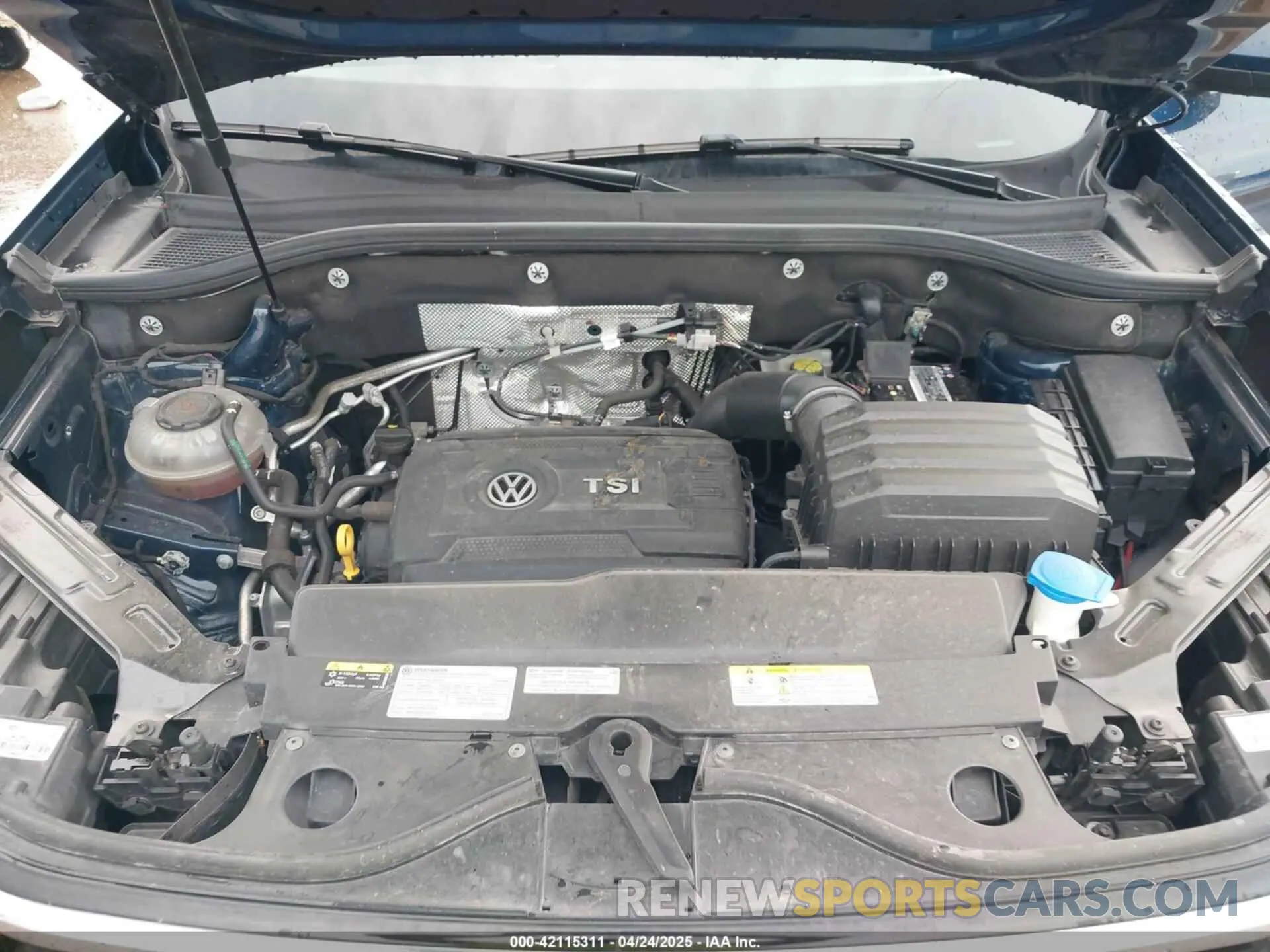 10 fotografías del automóvil dañado 1V2AP2CA4MC562633 VOLKSWAGEN ATLAS 2021