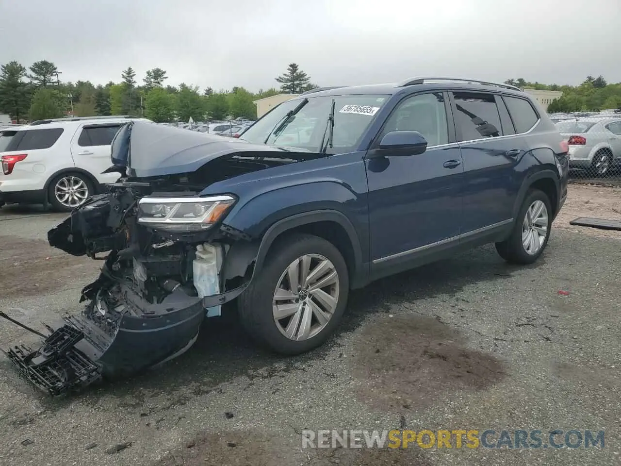 1 fotografías del automóvil dañado 1V2BP2CAXMC566223 VOLKSWAGEN ATLAS 2021