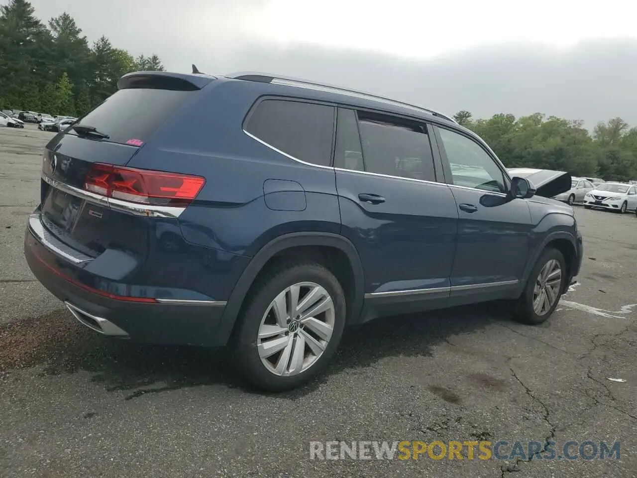 3 fotografías del automóvil dañado 1V2BP2CAXMC566223 VOLKSWAGEN ATLAS 2021