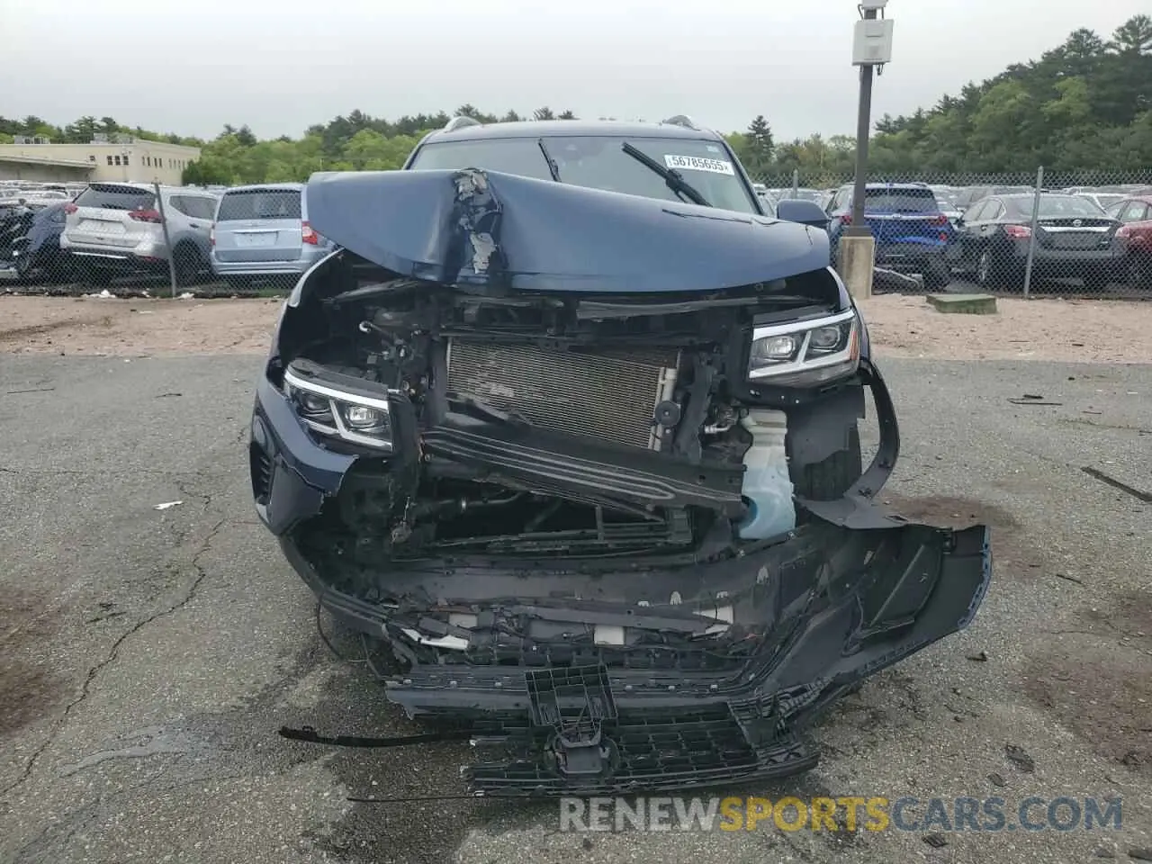 5 fotografías del automóvil dañado 1V2BP2CAXMC566223 VOLKSWAGEN ATLAS 2021