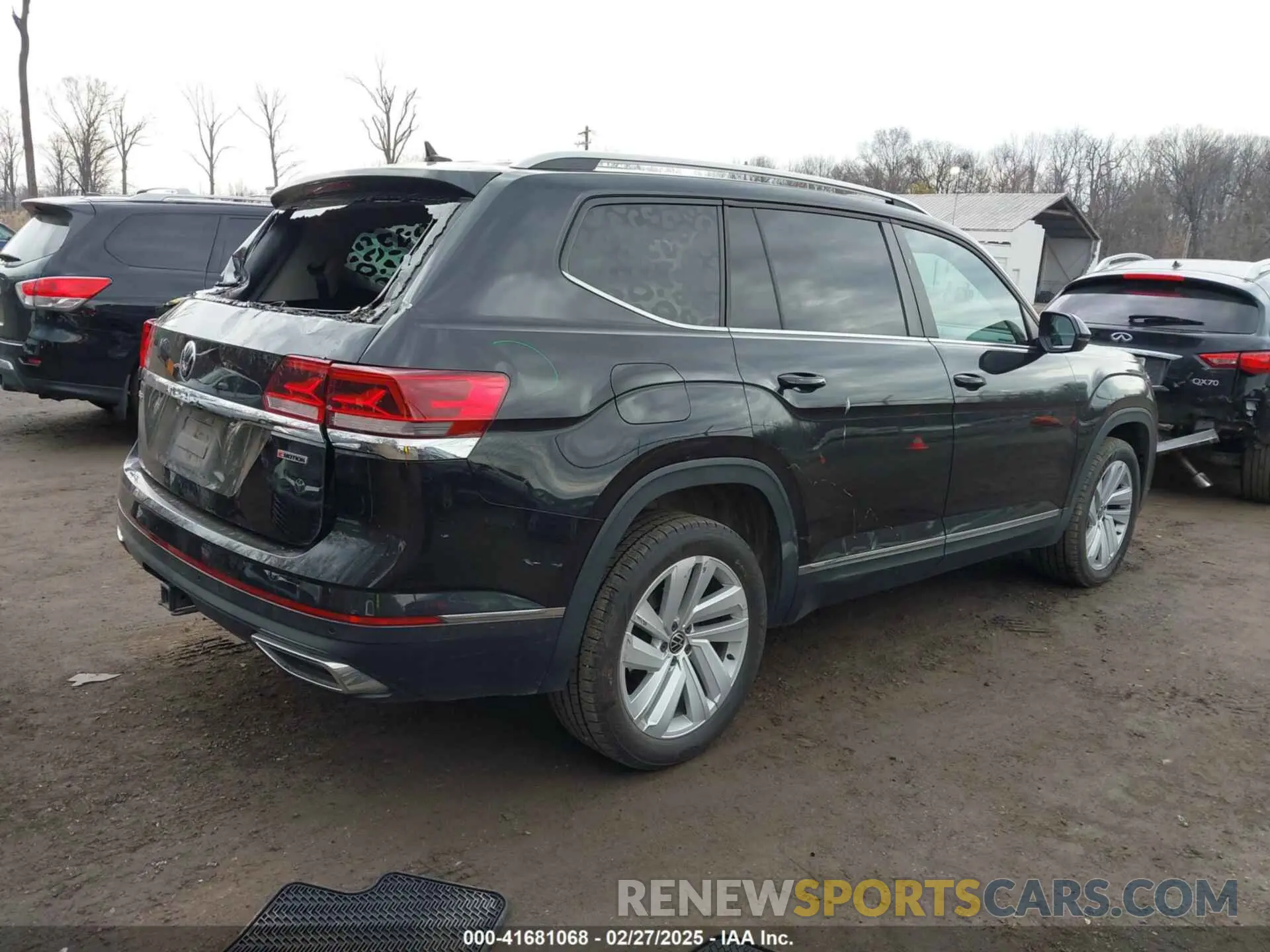 4 fotografías del automóvil dañado 1V2BR2CA6MC502917 VOLKSWAGEN ATLAS 2021