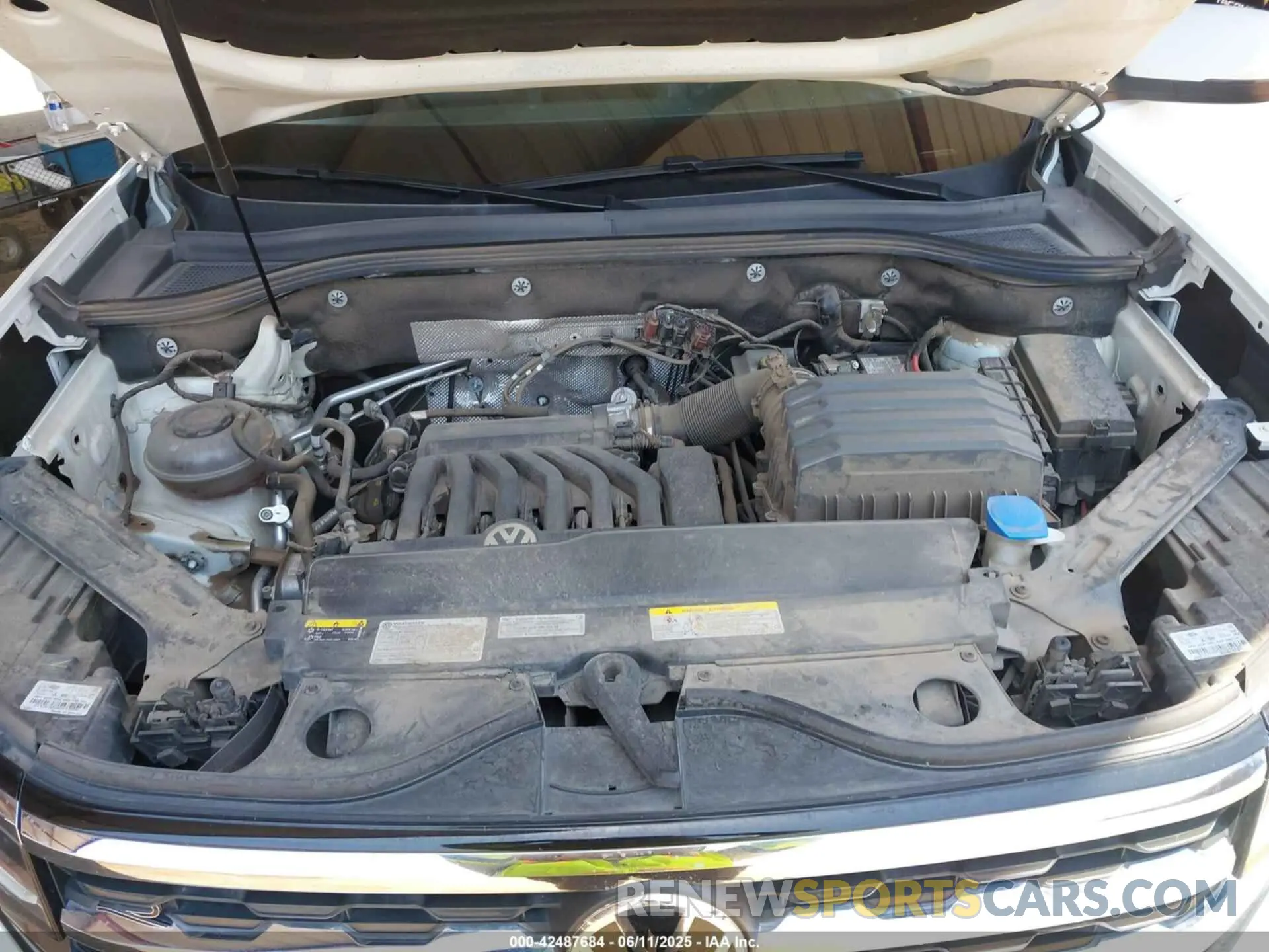 10 fotografías del automóvil dañado 1V2CR2CAXMC540915 VOLKSWAGEN ATLAS 2021