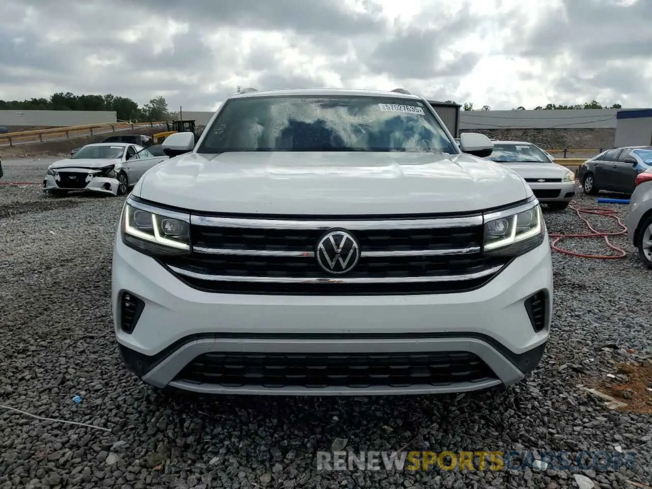 5 fotografías del automóvil dañado 1V2EE2CA0MC222998 VOLKSWAGEN ATLAS 2021