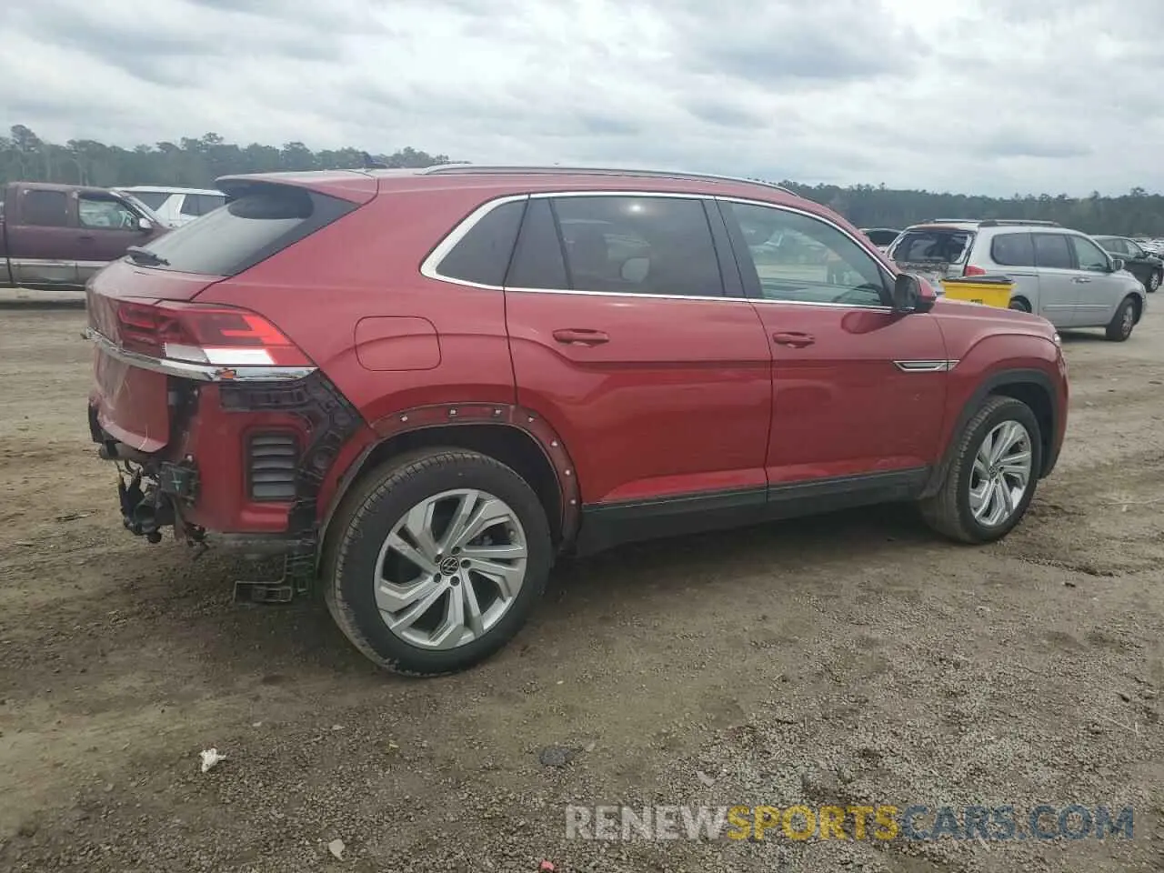 3 fotografías del automóvil dañado 1V2EE2CA5MC217358 VOLKSWAGEN ATLAS 2021