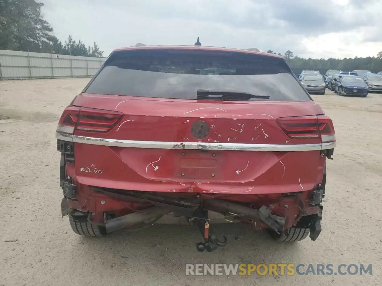 6 fotografías del automóvil dañado 1V2EE2CA5MC217358 VOLKSWAGEN ATLAS 2021