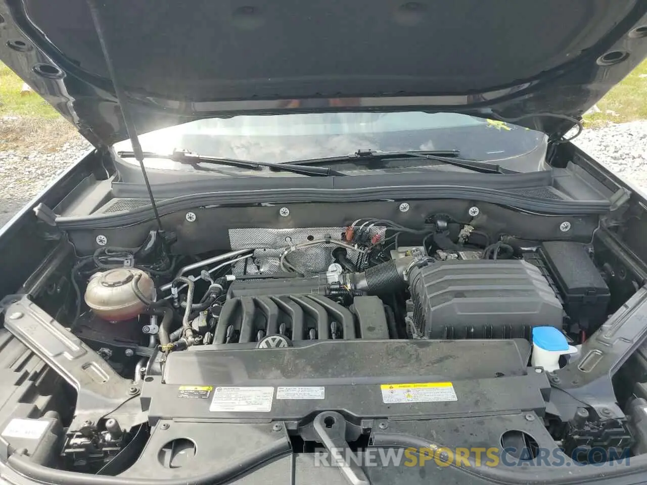 12 fotografías del automóvil dañado 1V2ER2CA1MC530508 VOLKSWAGEN ATLAS 2021