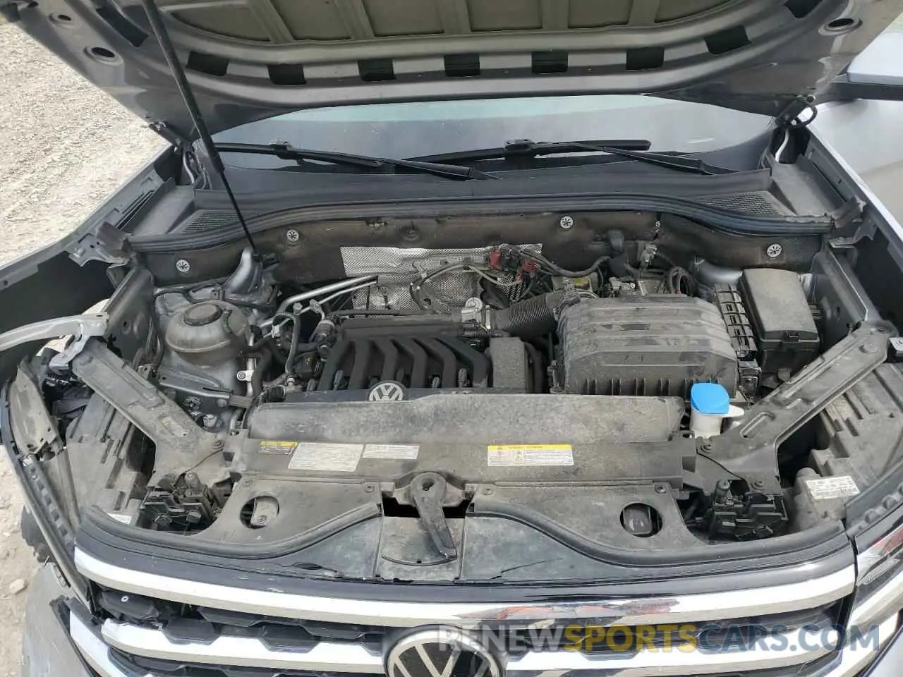 12 fotografías del automóvil dañado 1V2ER2CA8MC570634 VOLKSWAGEN ATLAS 2021