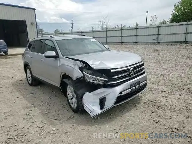 14 fotografías del automóvil dañado 1V2ER2CA8MC570634 VOLKSWAGEN ATLAS 2021