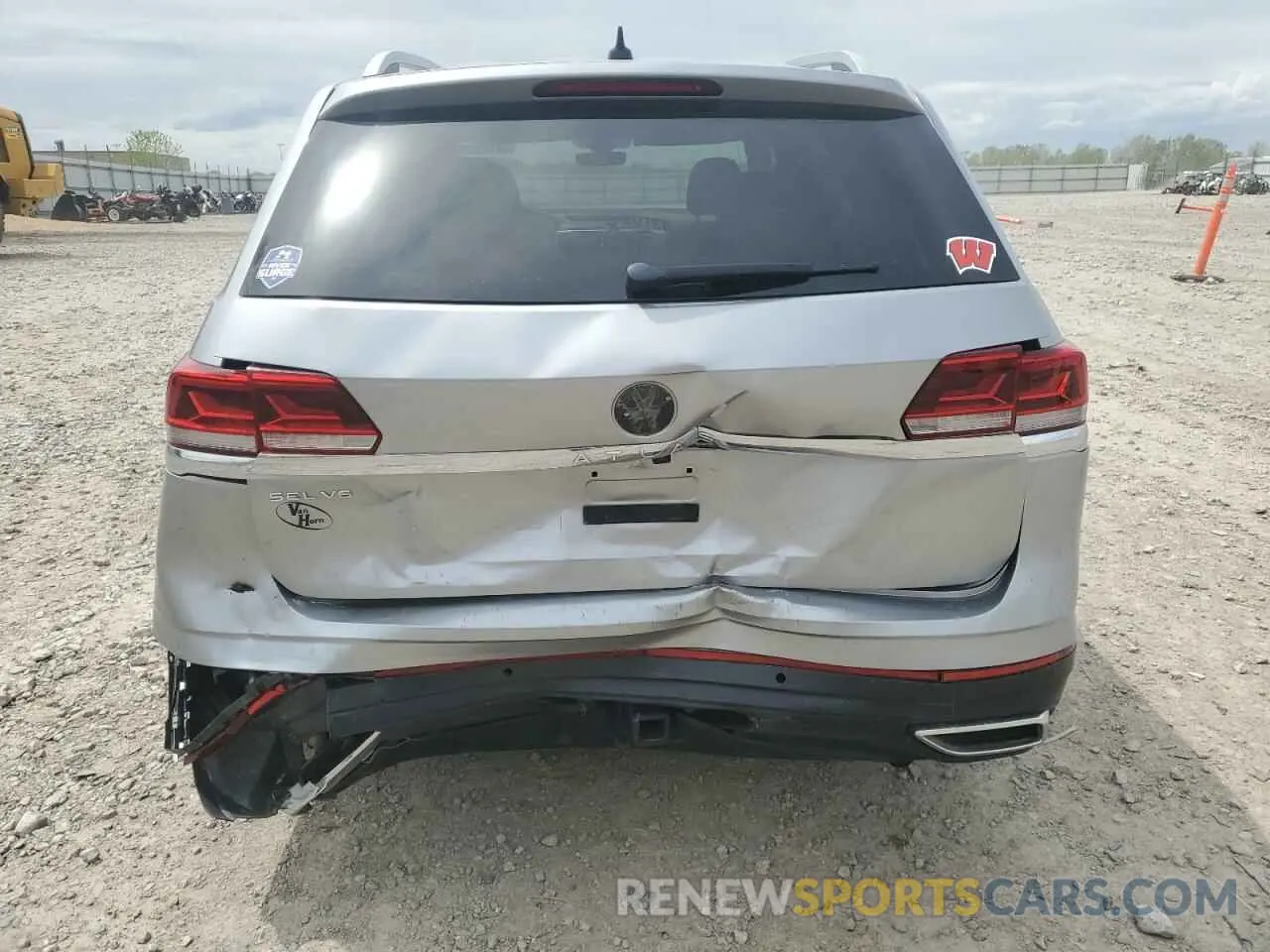 6 fotografías del automóvil dañado 1V2ER2CA8MC570634 VOLKSWAGEN ATLAS 2021