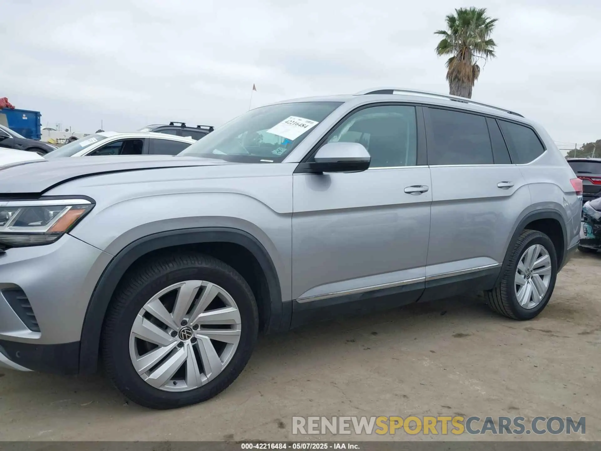 14 fotografías del automóvil dañado 1V2ER2CA9MC502102 VOLKSWAGEN ATLAS 2021