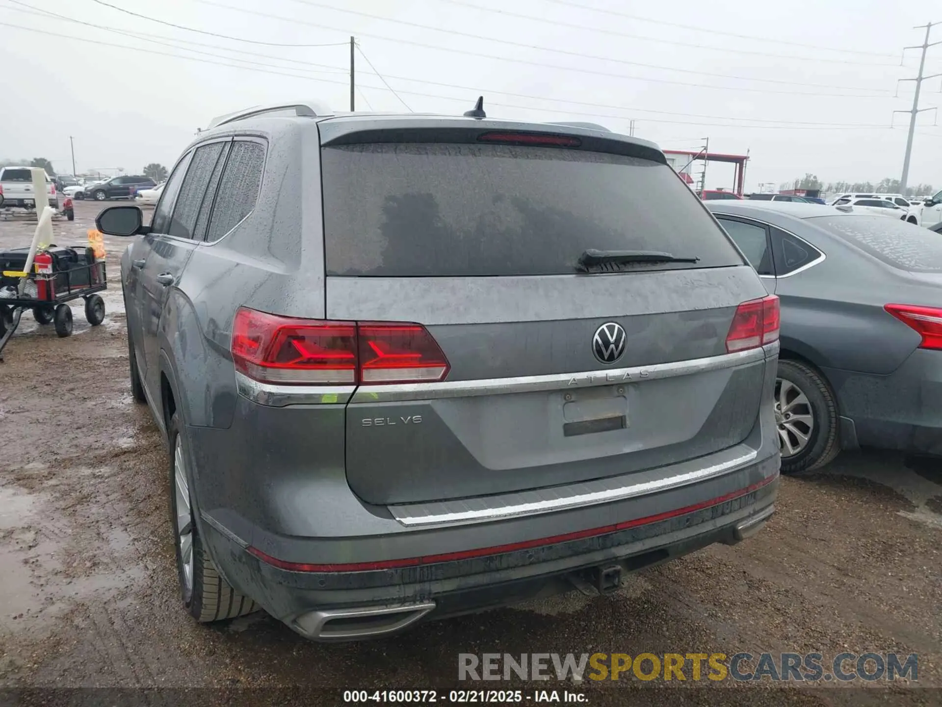 3 fotografías del automóvil dañado 1V2ER2CA9MC521250 VOLKSWAGEN ATLAS 2021
