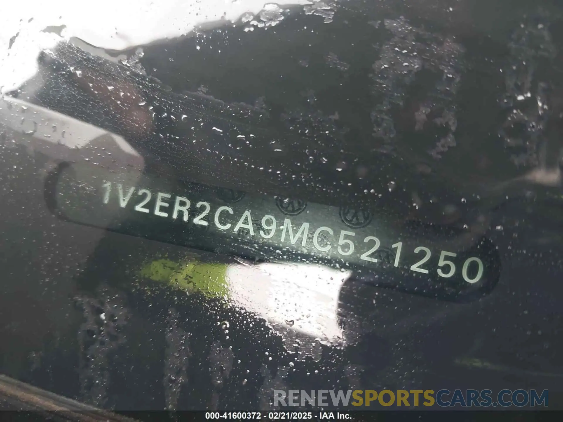 9 fotografías del automóvil dañado 1V2ER2CA9MC521250 VOLKSWAGEN ATLAS 2021