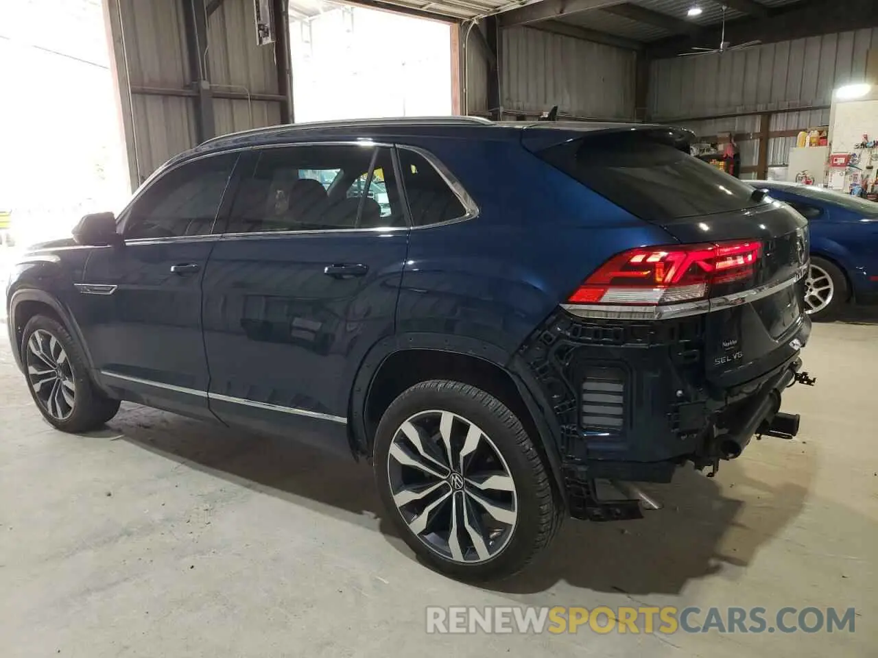 2 fotografías del automóvil dañado 1V2FE2CA6MC207491 VOLKSWAGEN ATLAS 2021